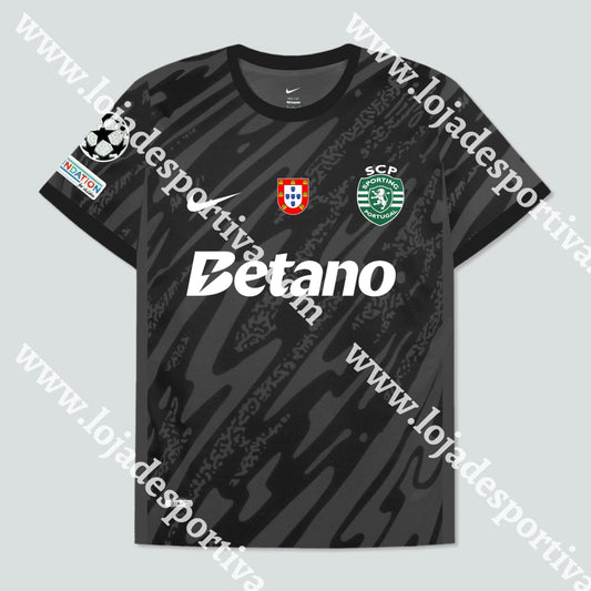 CAMISOLA GUARDA-REDES PRETA SPORTING CP 24/25