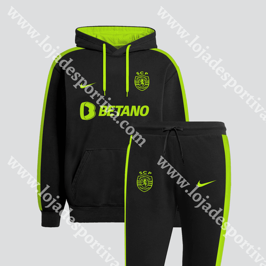 FATO TREINO BETANO PRETO/VERDE SPORTING CP 25/26