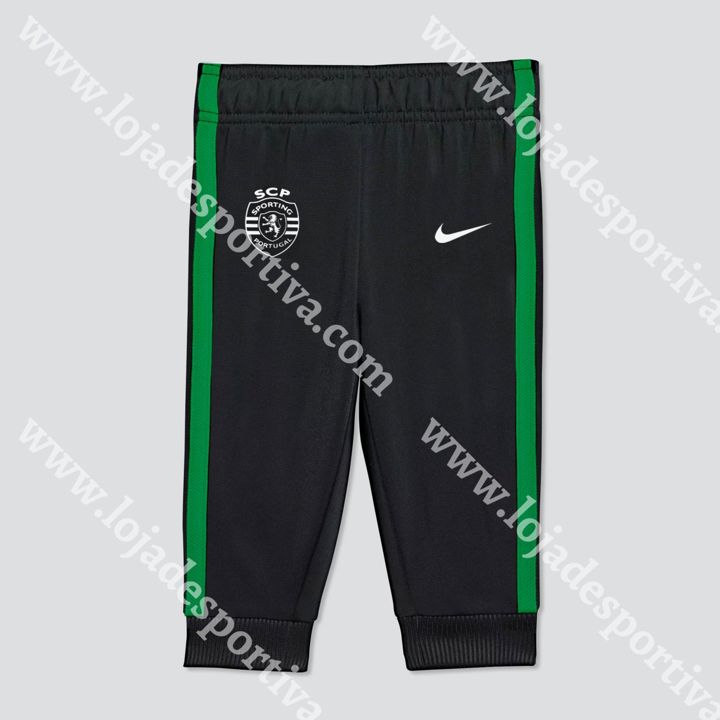 FATO TREINO CRIANÇA NIKE PRETO/VERDE SPORTING CP 25/26