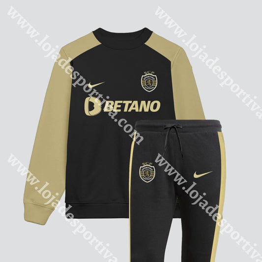 FATO TREINO PRETO CR7 SPORTING CP 25/26