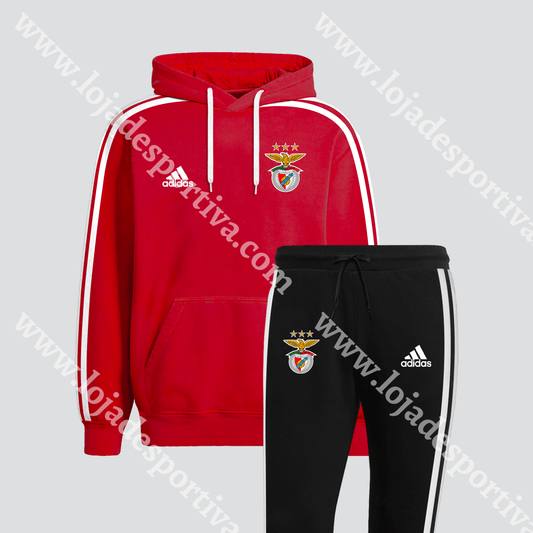 Fato Treino Sl Benfica Hoodie Vermelha 21/22 S