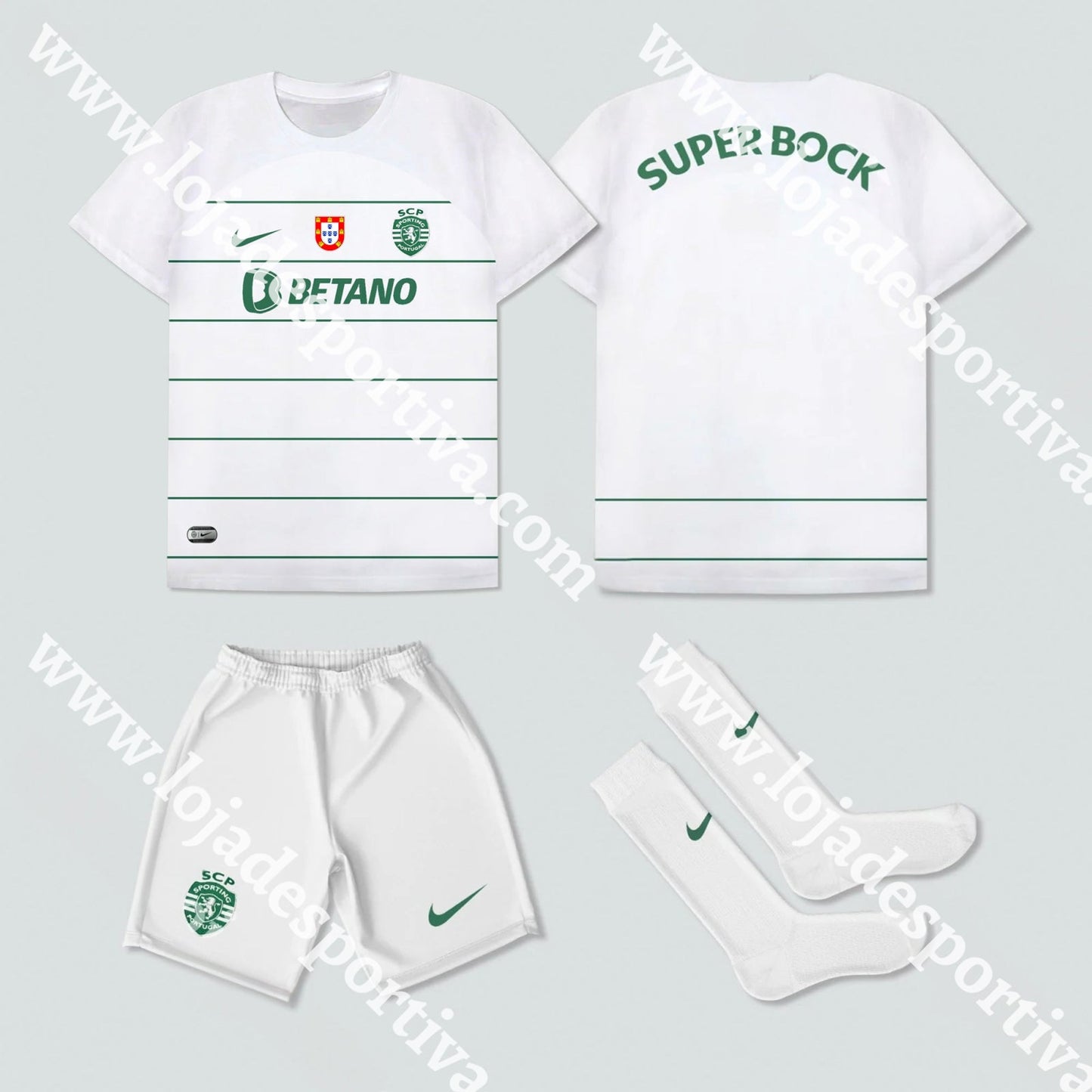 KIT CRIANÇA ALTERNATIVO SPORTING CP 23/24