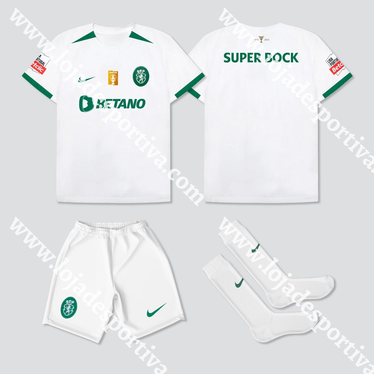 KIT CRIANÇA ALTERNATIVO SPORTING CP 24/25