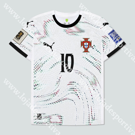 Nova Camisola Alternativa Seleção Portugal Puma 2025 Camisola Futebol