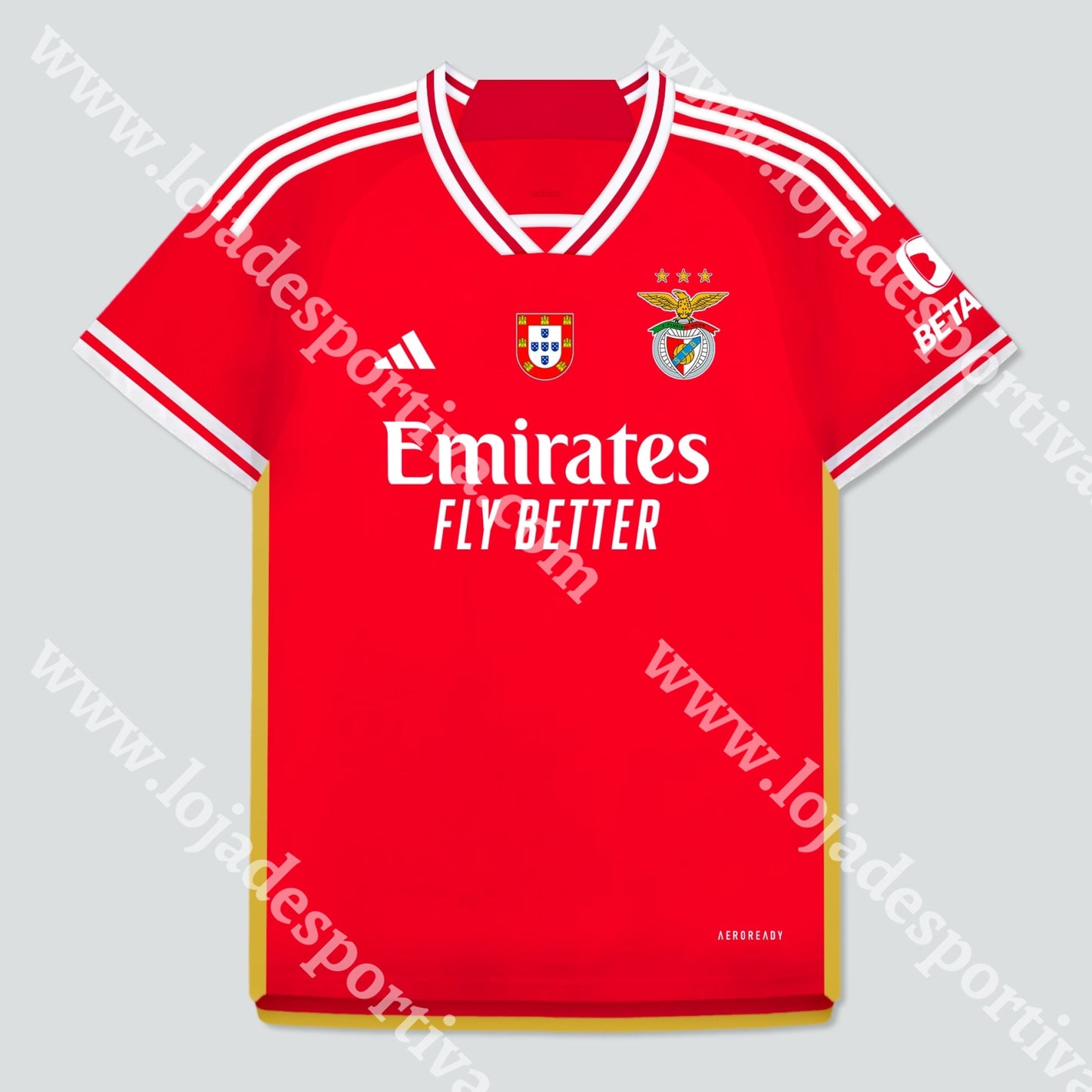 Nova Camisola Principal Sl Benfica 23/24 Camisola Futebol