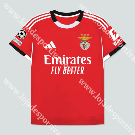 NOVA CAMISOLA PRINCIPAL SL BENFICA 25/26 Camisola Futebol