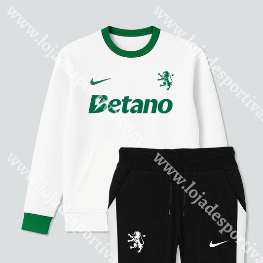 NOVO FATO TREINO NIKE BRANCO SPORTING CP 25/26
