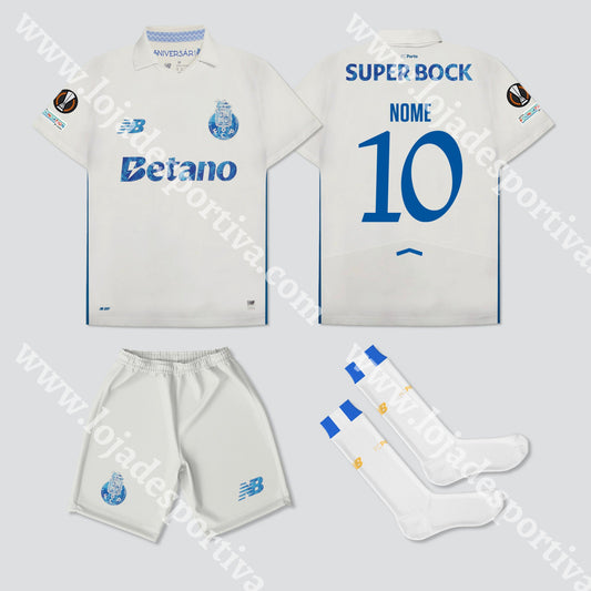 NOVO KIT CRIANÇA 3º EQUIPAMENTO FC PORTO 25/26