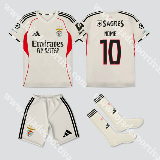 NOVO KIT CRIANÇA ALTERNATIVO SL BENFICA 25/26