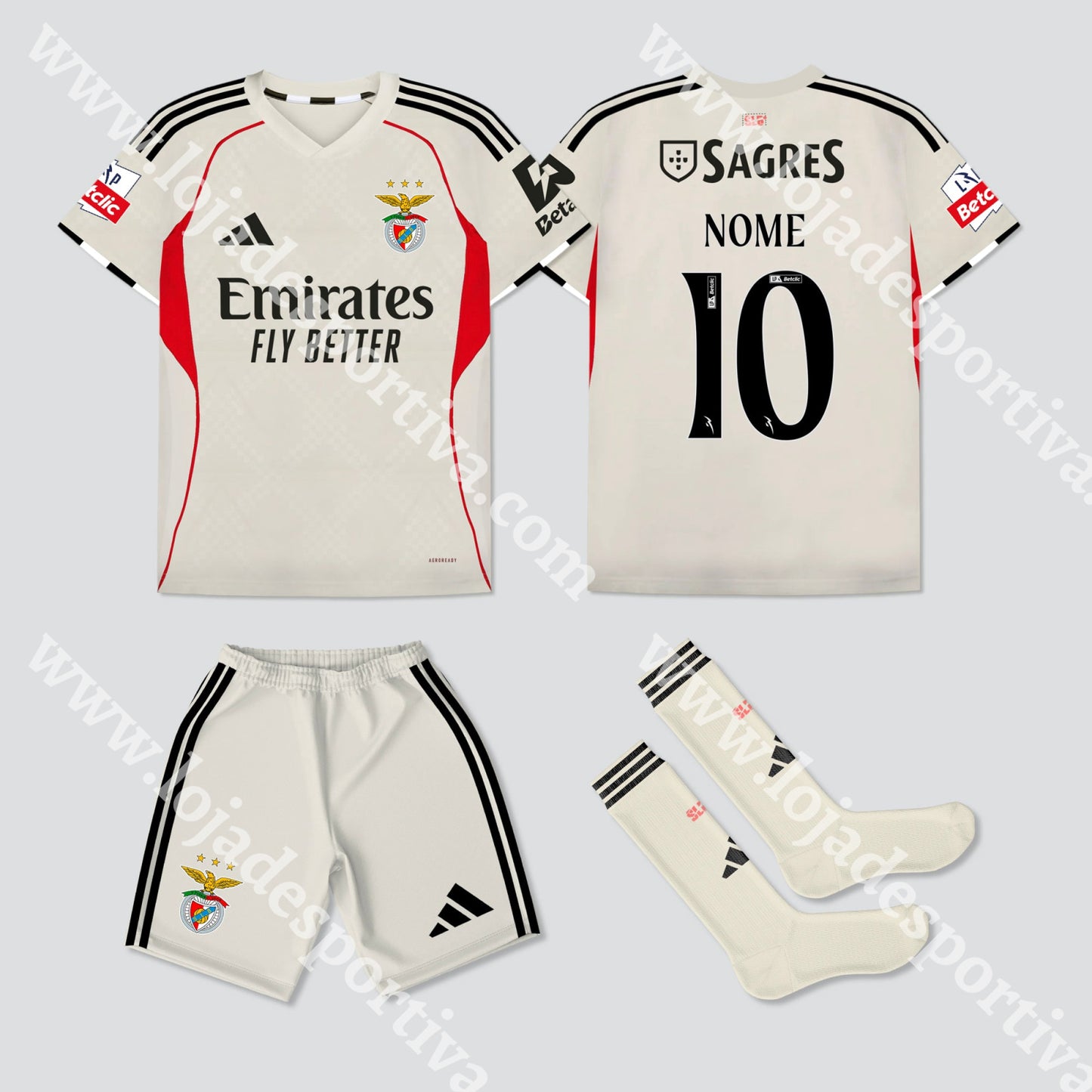 NOVO KIT CRIANÇA ALTERNATIVO SL BENFICA 25/26