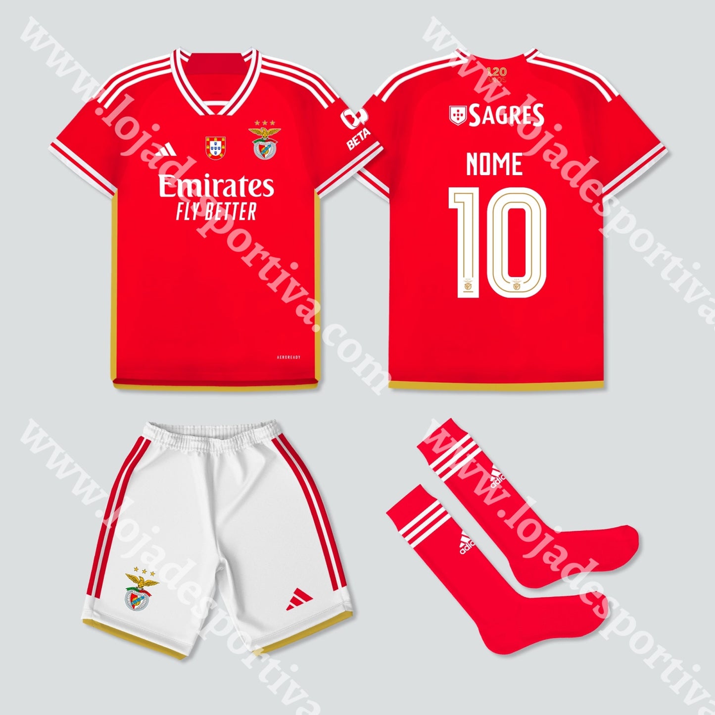 KIT CRIANÇA PRINCIPAL SL BENFICA 23/24