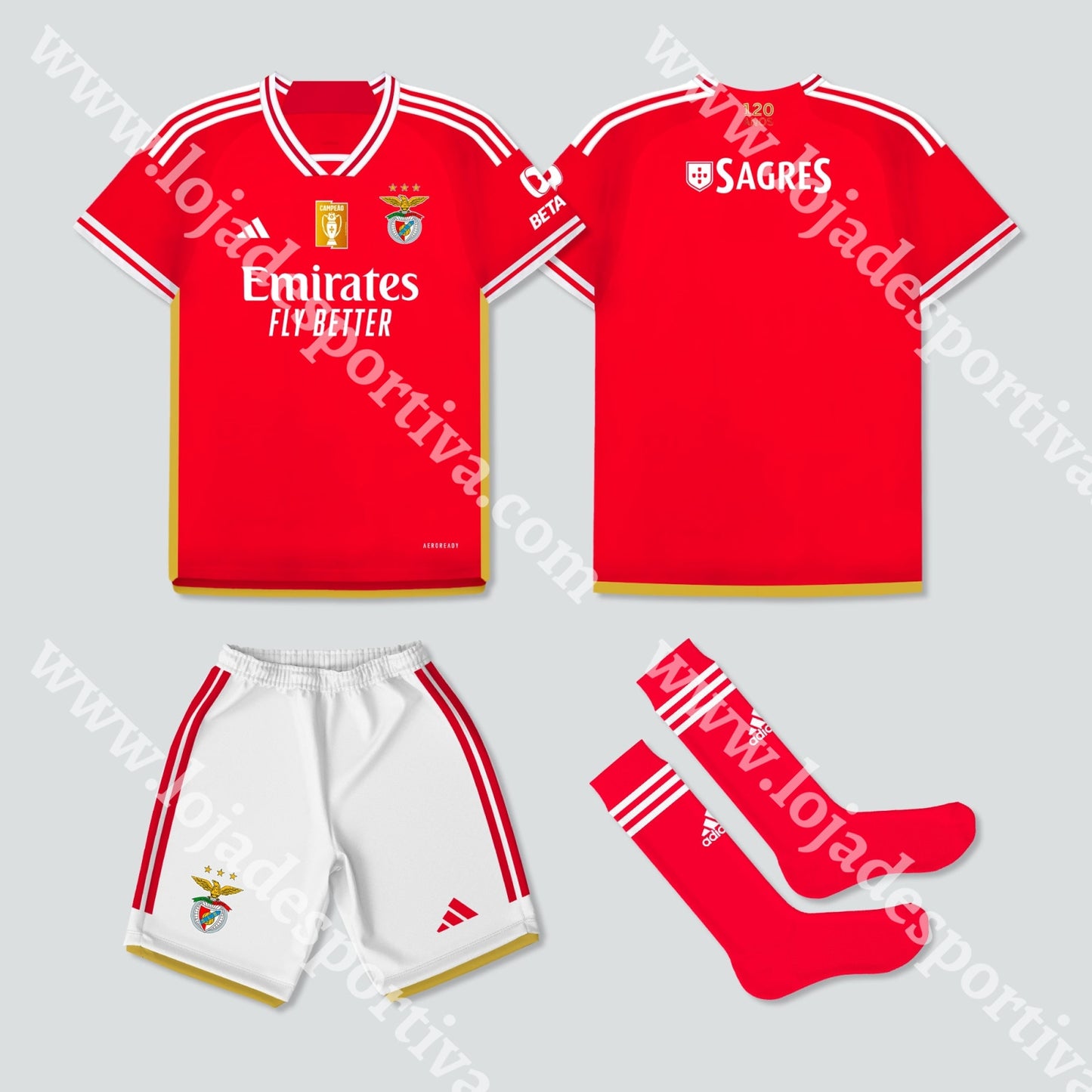 KIT CRIANÇA PRINCIPAL SL BENFICA 23/24