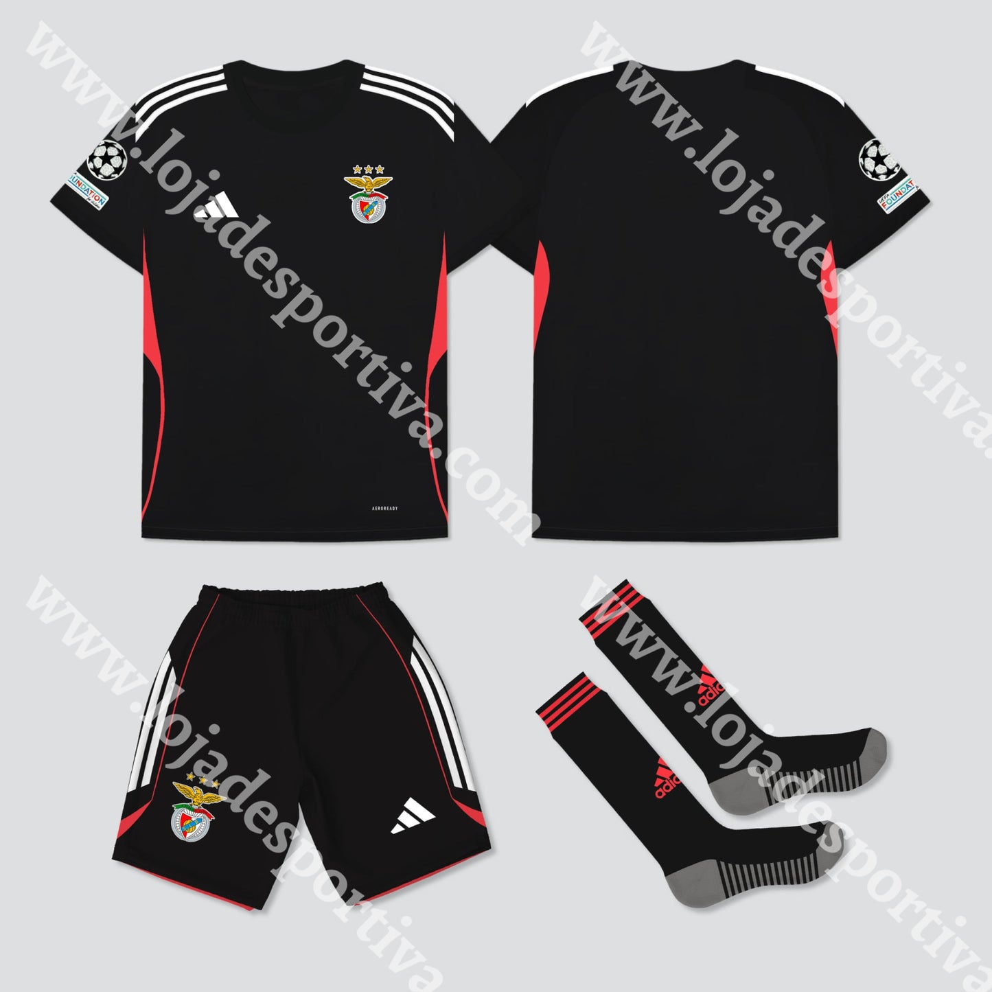 NOVO KIT CRIANÇA TREINO SL BENFICA 25/26