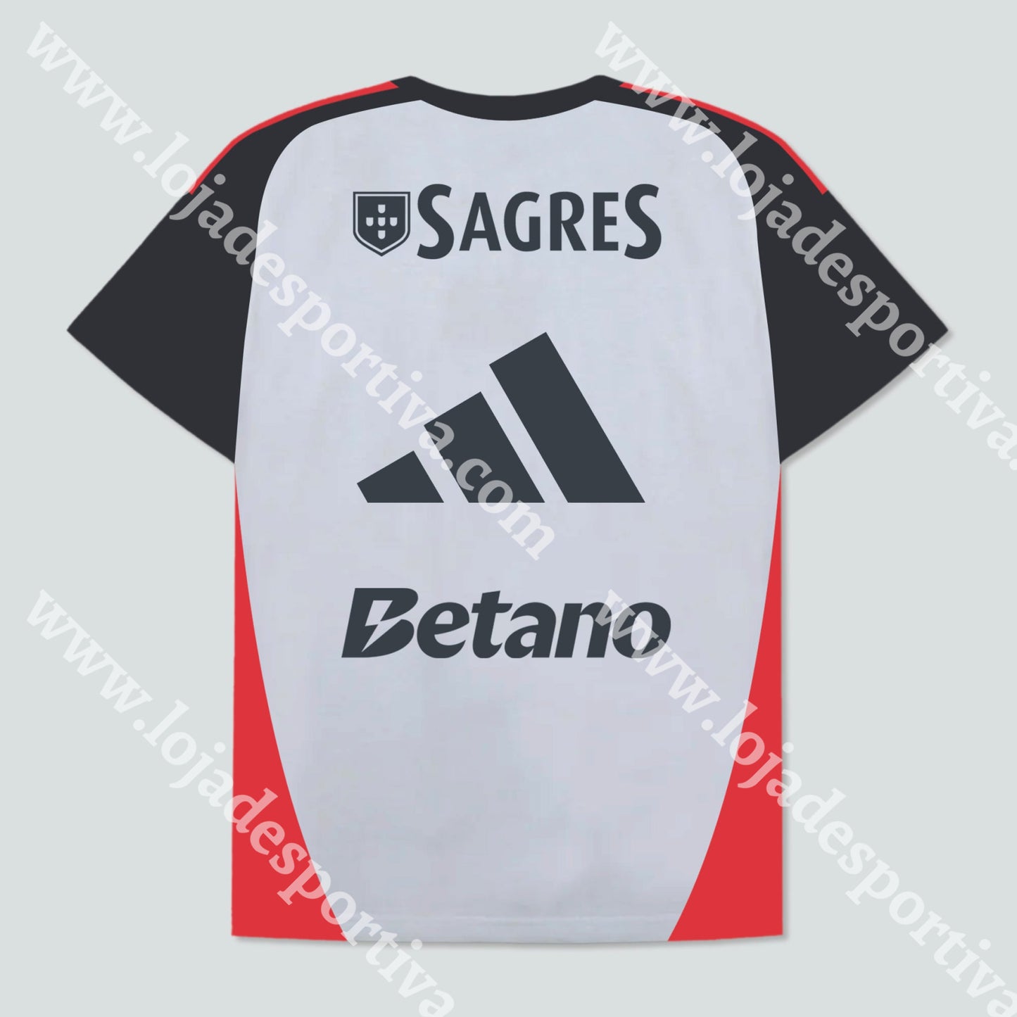T-Shirt Aquecimento Sl Benfica 24/25