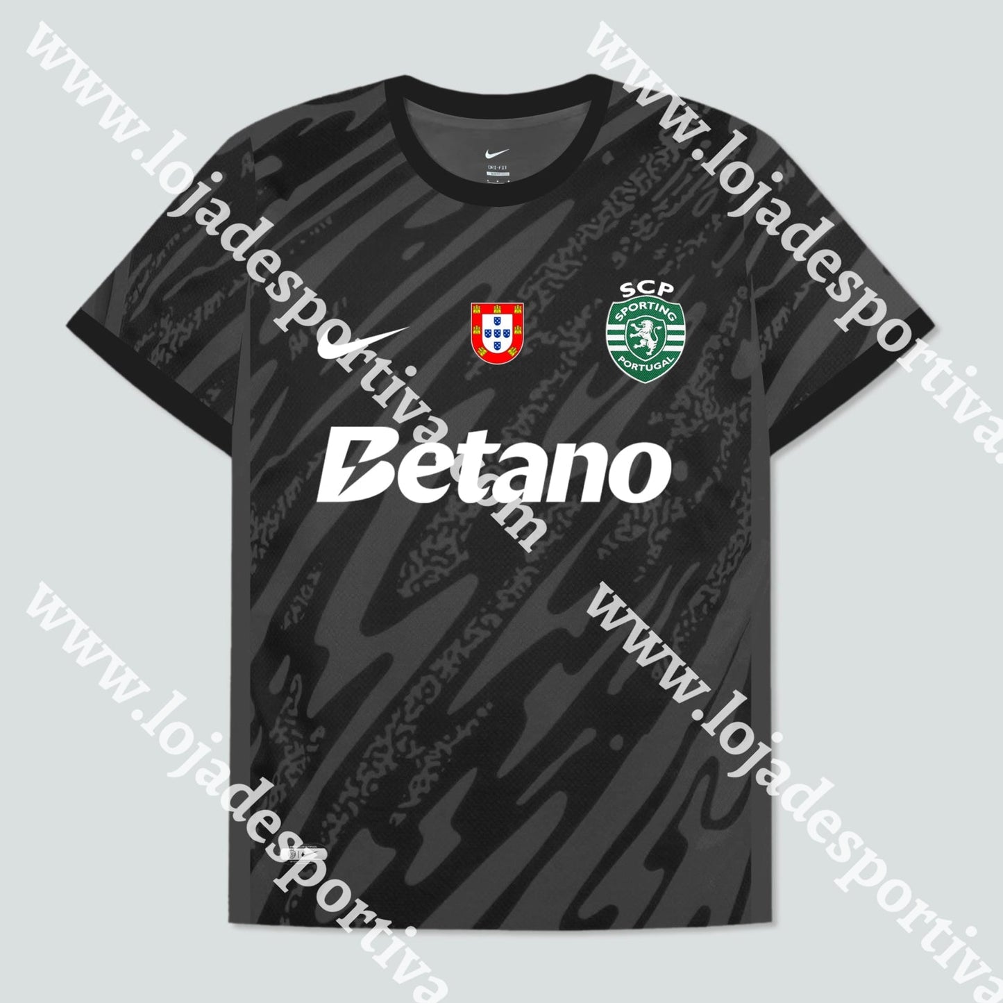 CAMISOLA GUARDA-REDES PRETA SPORTING CP 24/25