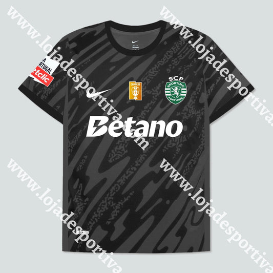 CAMISOLA GUARDA-REDES PRETA SPORTING CP 24/25