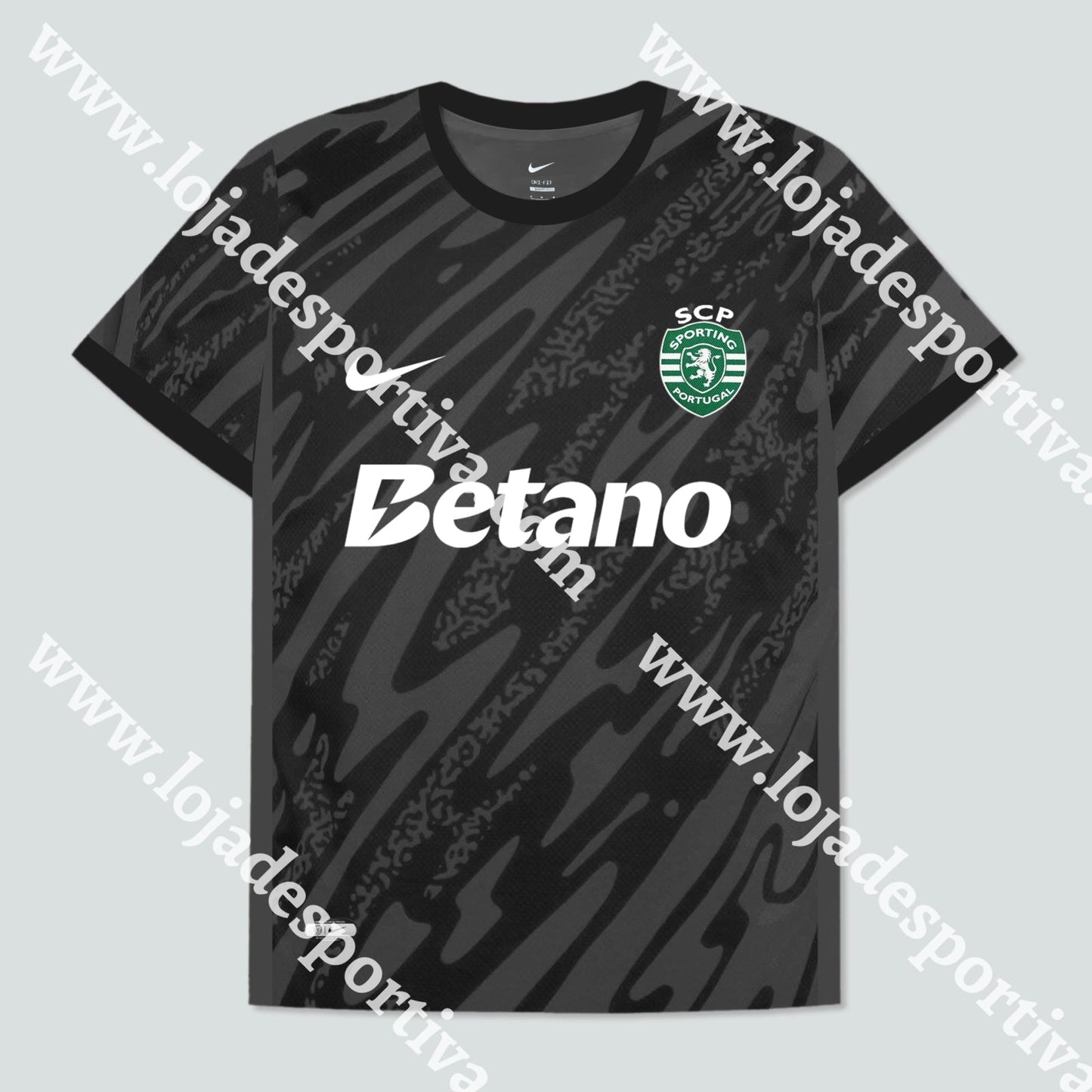 CAMISOLA GUARDA-REDES PRETA SPORTING CP 24/25