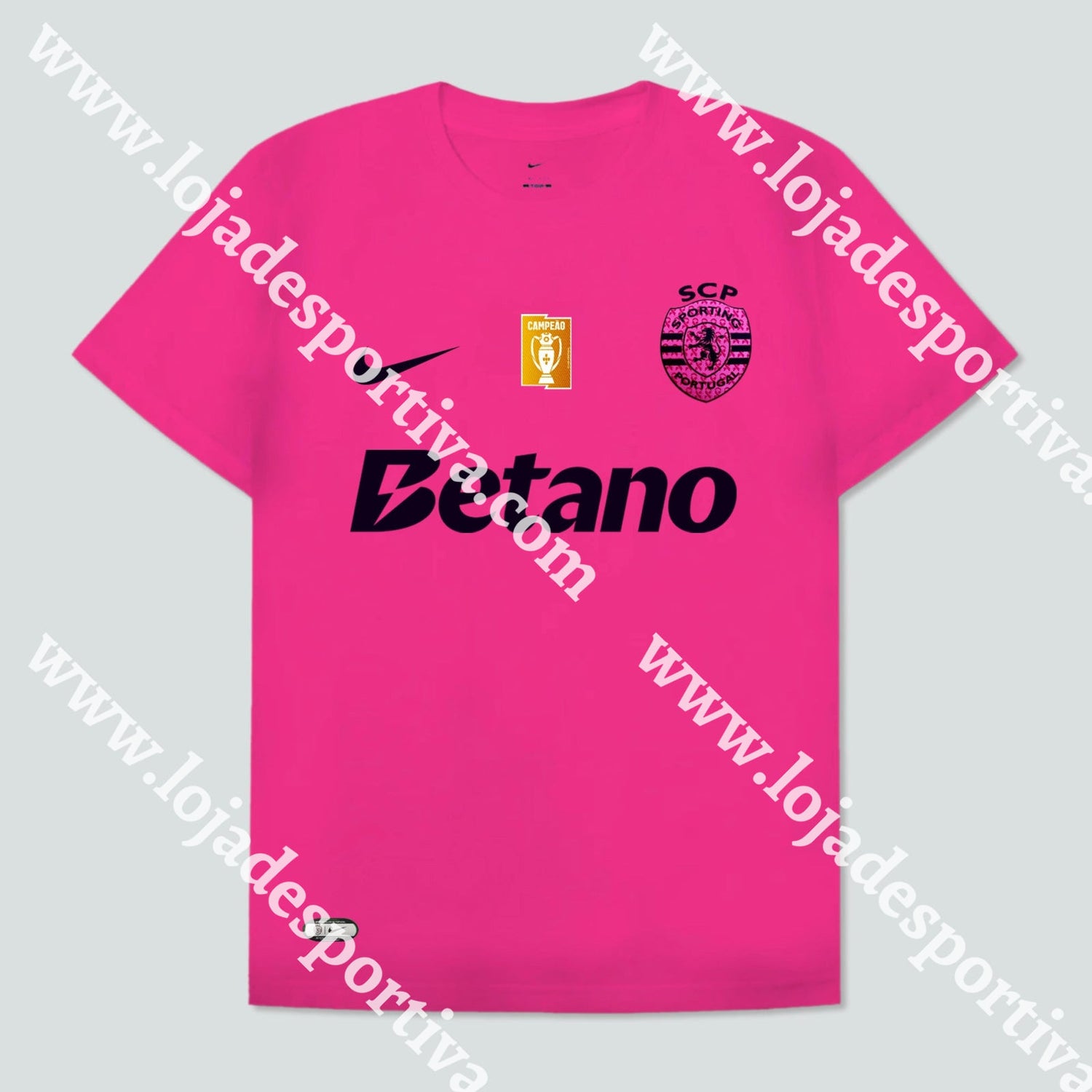 CAMISOLA ROSA SPORTING CP 24/25