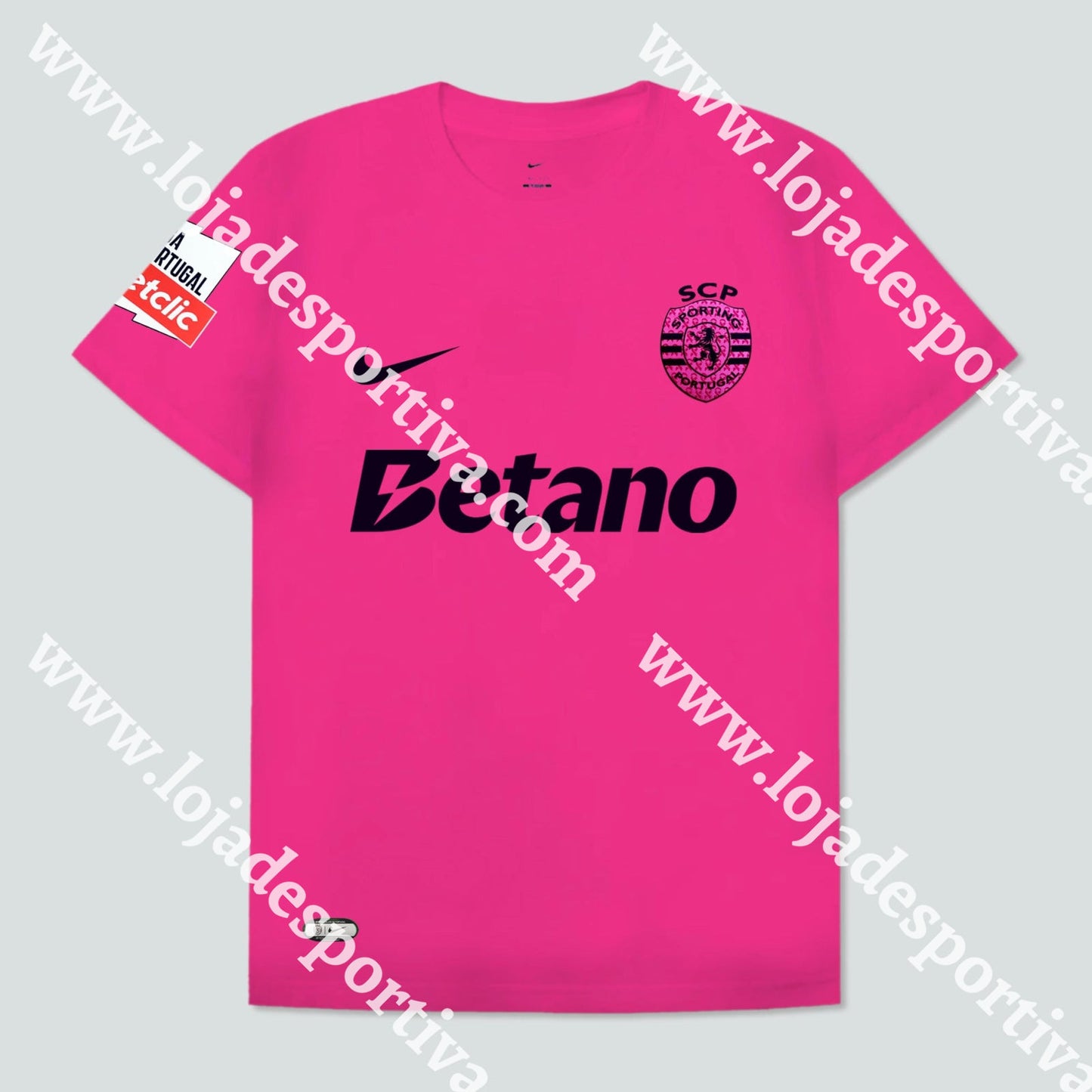 CAMISOLA ROSA SPORTING CP 24/25