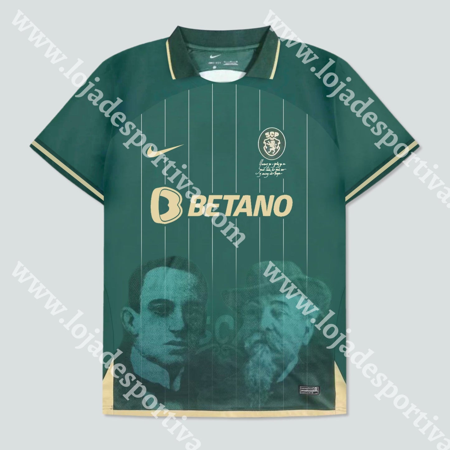 CAMISOLA SPORTING COMEMORATIVA 1964 - CAMPEÃO TAÇA DAS TAÇAS