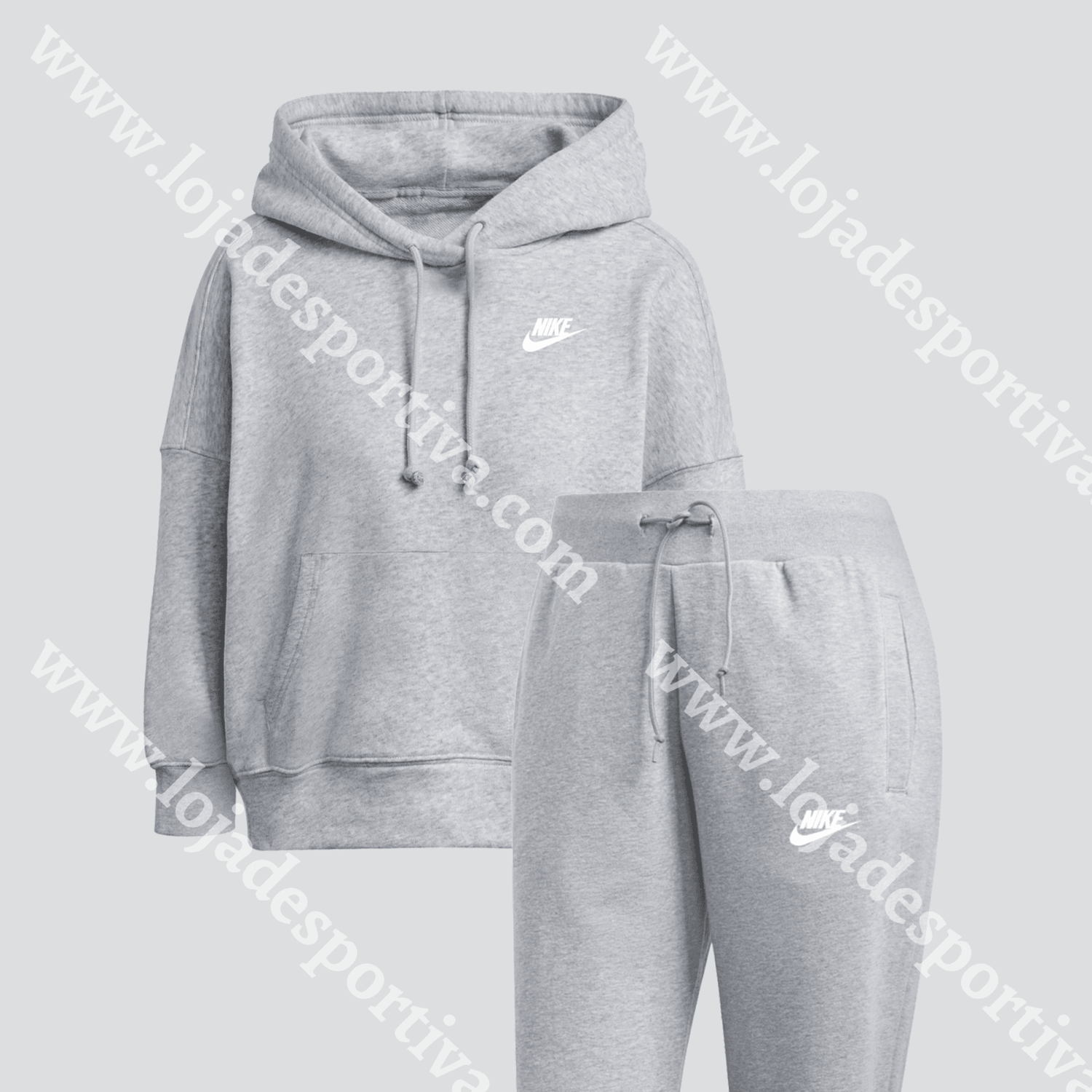Fato De Treino Nike Cinza Homem S