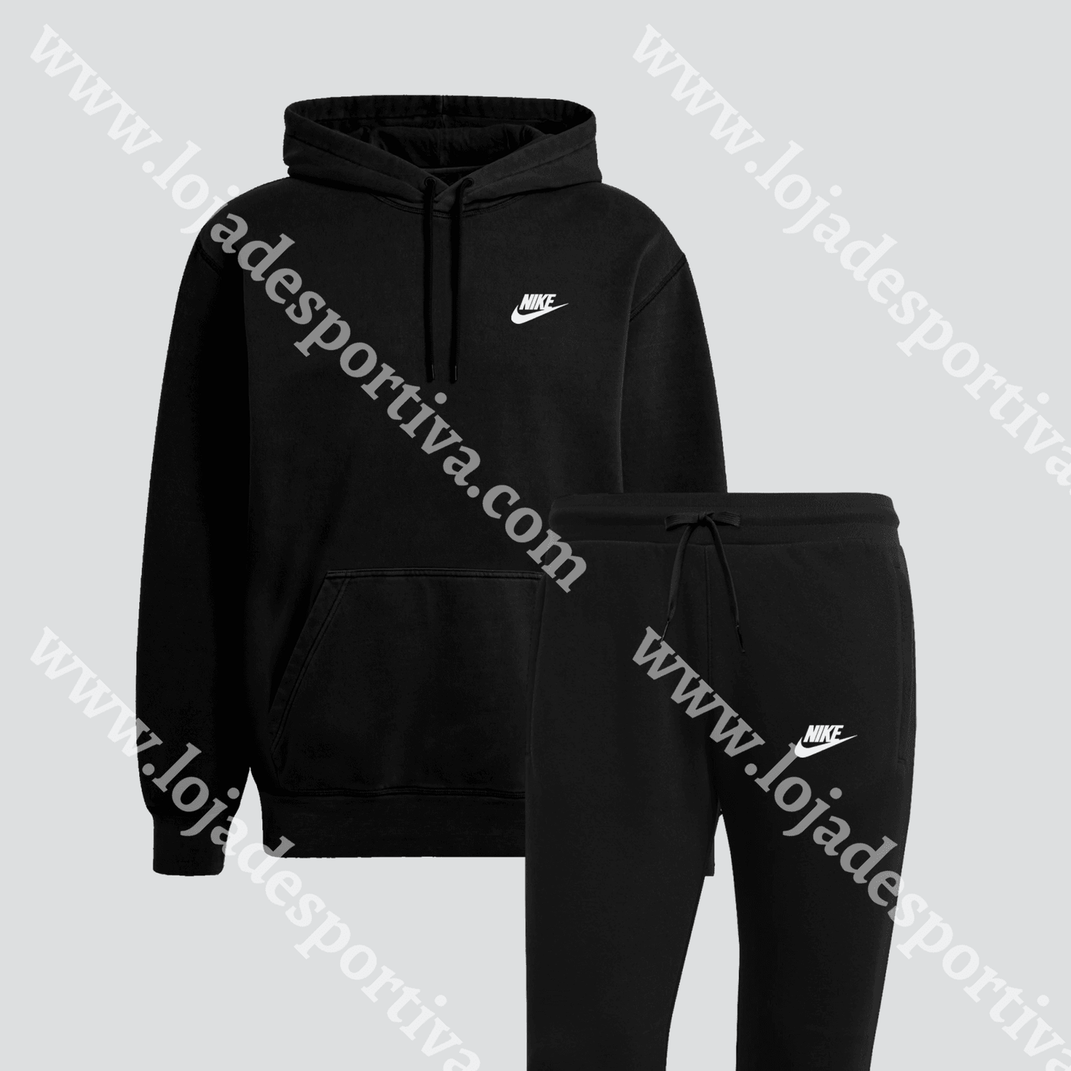 FATO DE TREINO NIKE PRETO HOMEM – Loja Desportiva