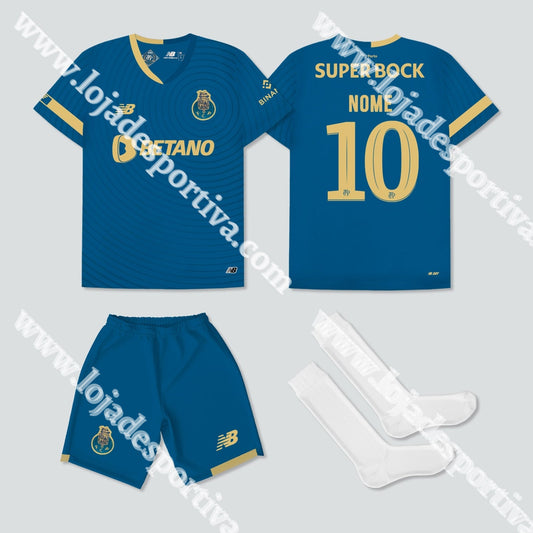 KIT CRIANÇA 3º EQUIPAMENTO FC PORTO 23/24