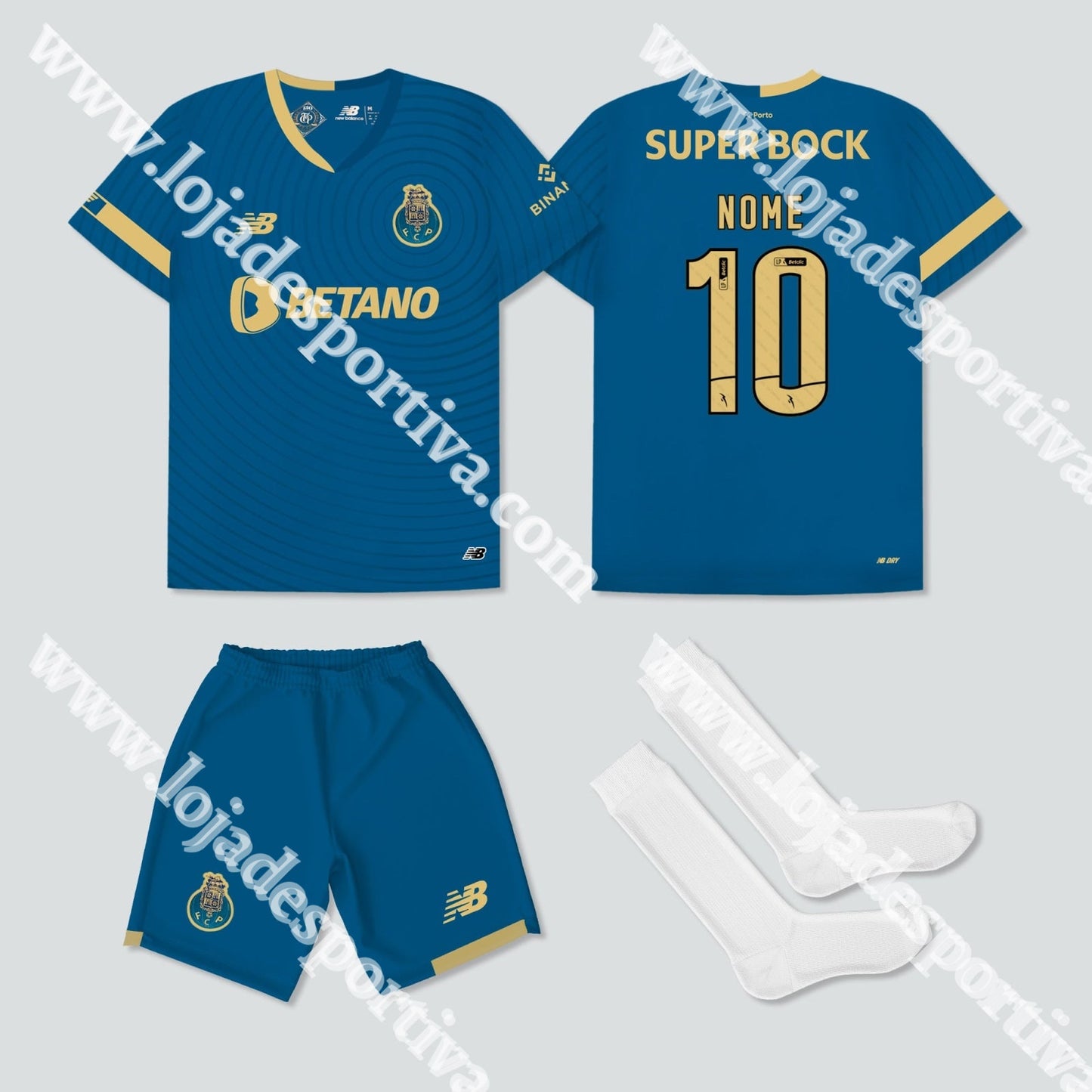 KIT CRIANÇA 3º EQUIPAMENTO FC PORTO 23/24