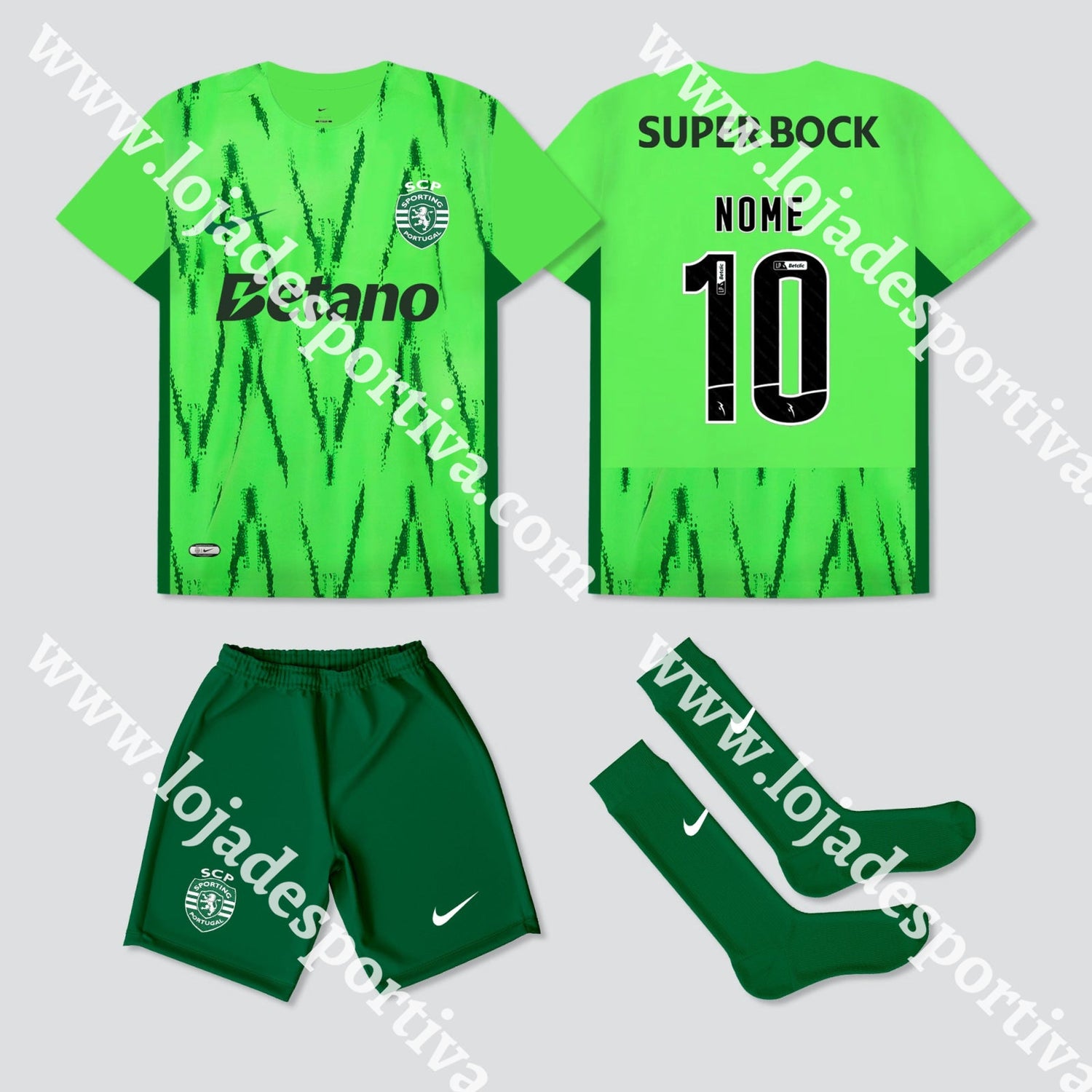 KIT CRIANÇA 3º EQUIPAMENTO SPORTING CP 24/25