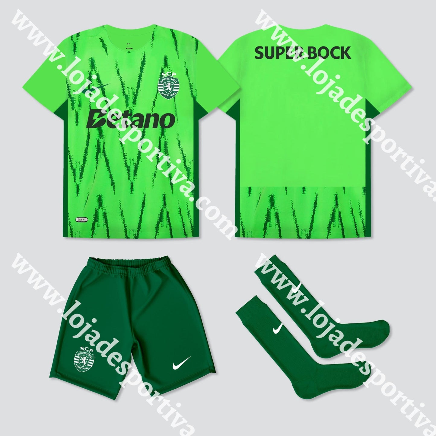 KIT CRIANÇA 3º EQUIPAMENTO SPORTING CP 24/25