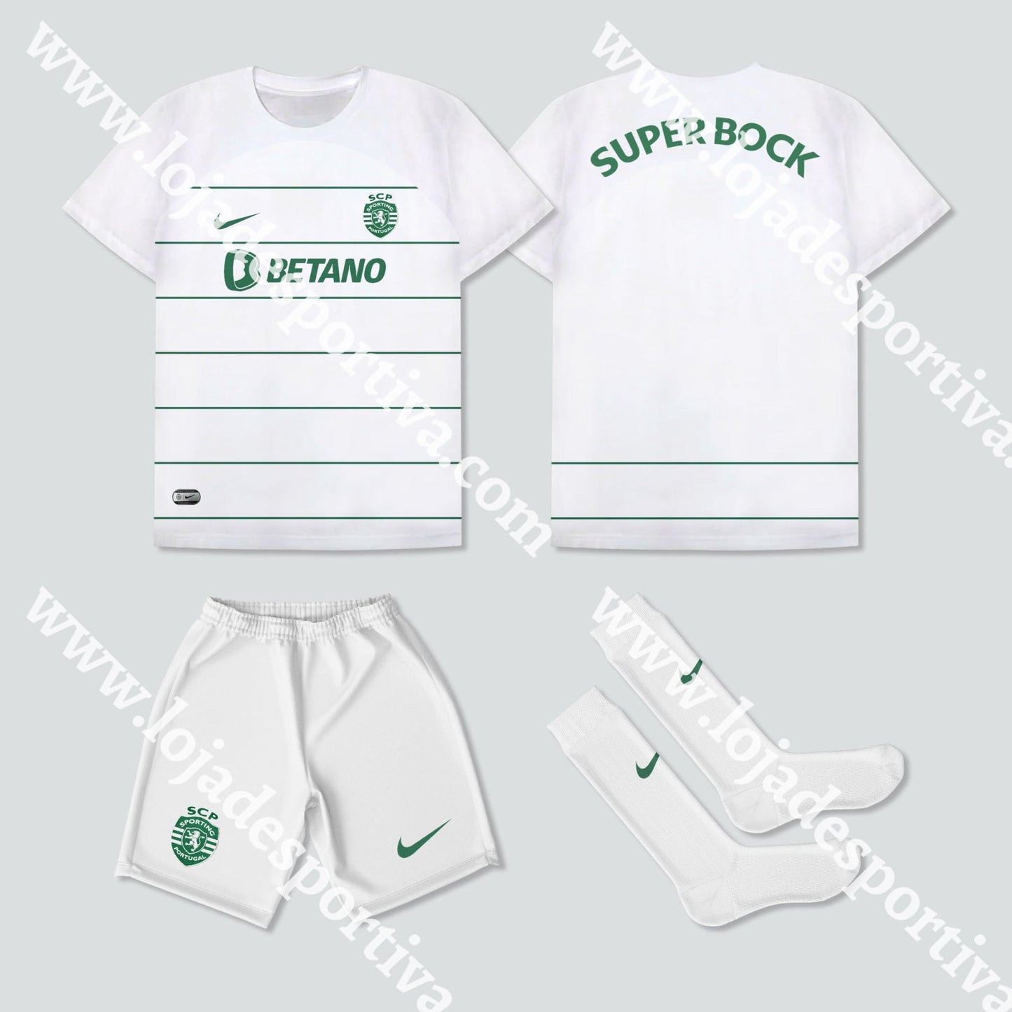 KIT CRIANÇA ALTERNATIVO SPORTING CP 23/24