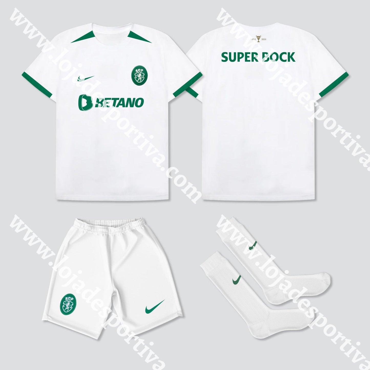KIT CRIANÇA ALTERNATIVO SPORTING CP 24/25 1-2 Anos