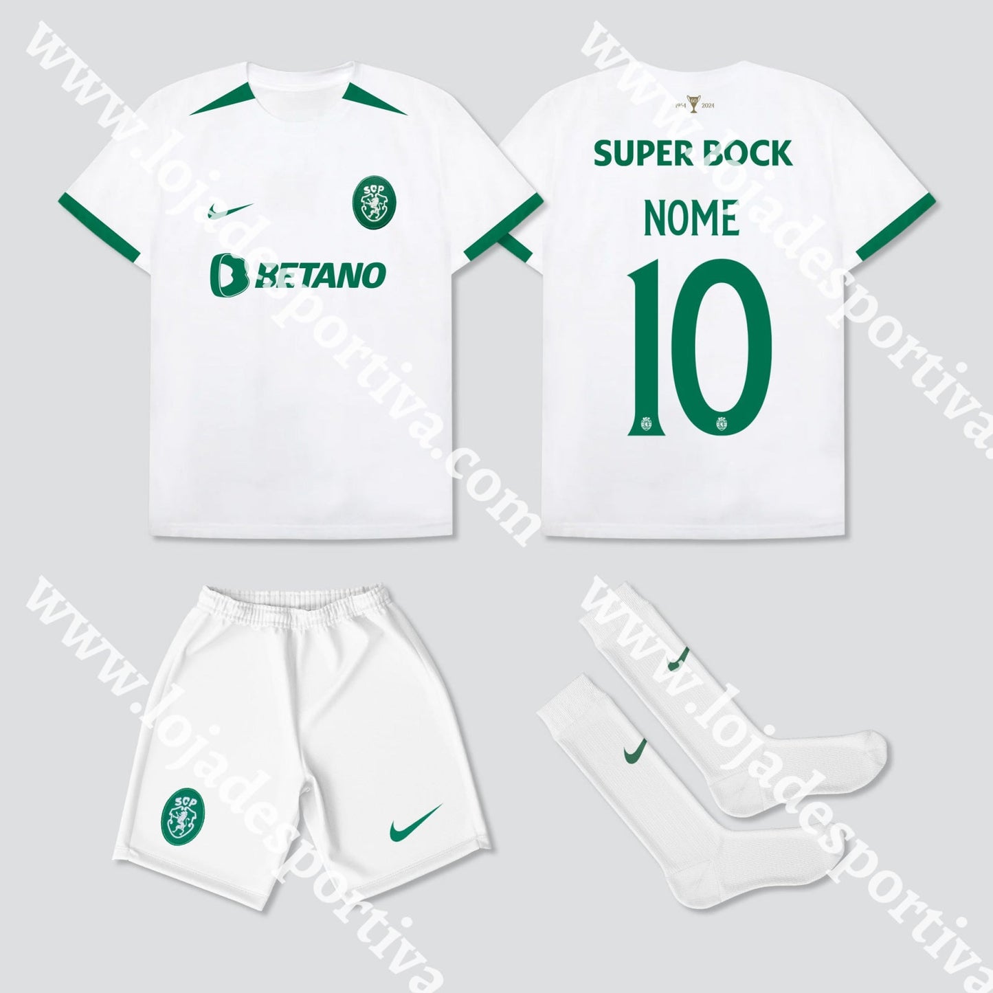 KIT CRIANÇA ALTERNATIVO SPORTING CP 24/25