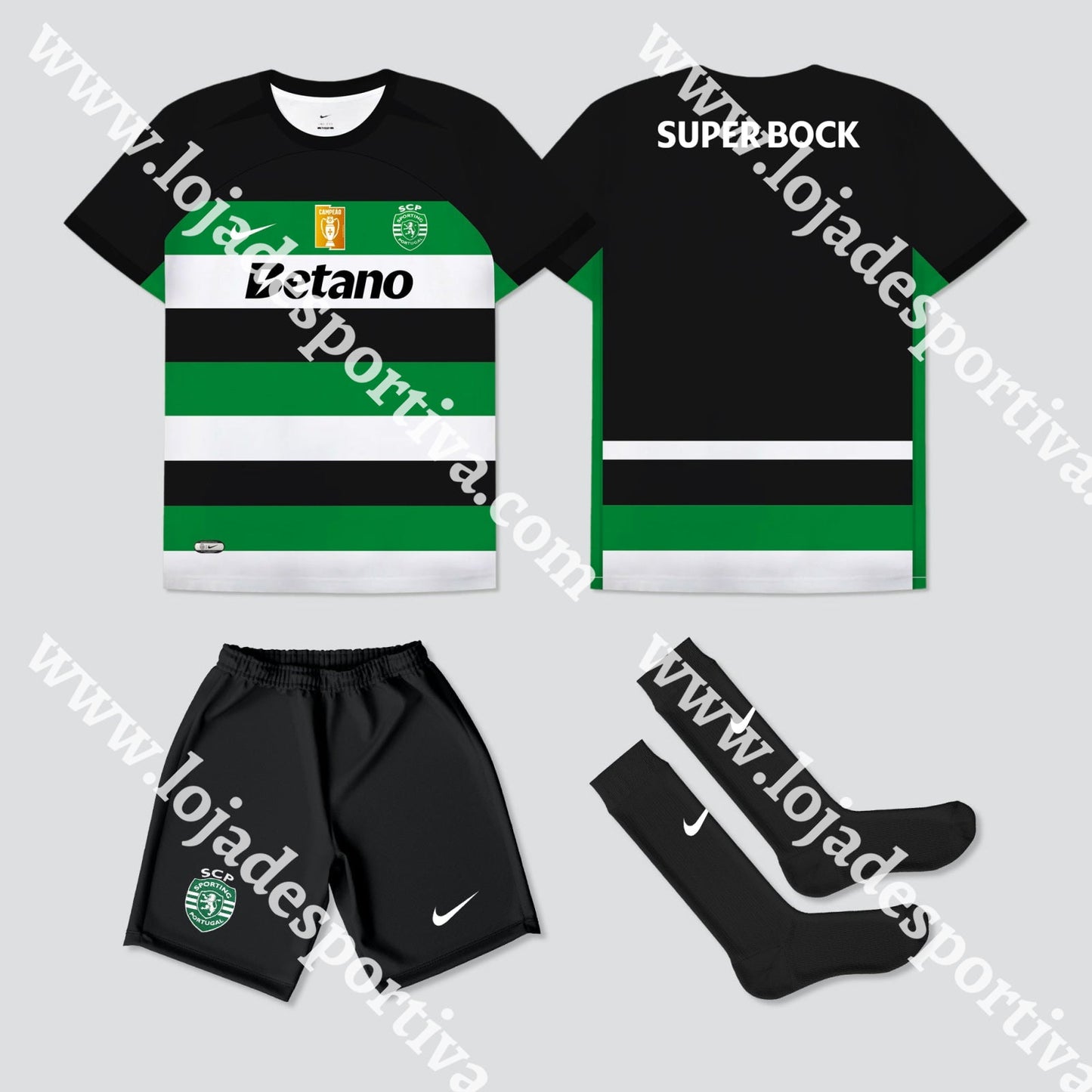 KIT CRIANÇA PRINCIPAL SPORTING CP 24/25