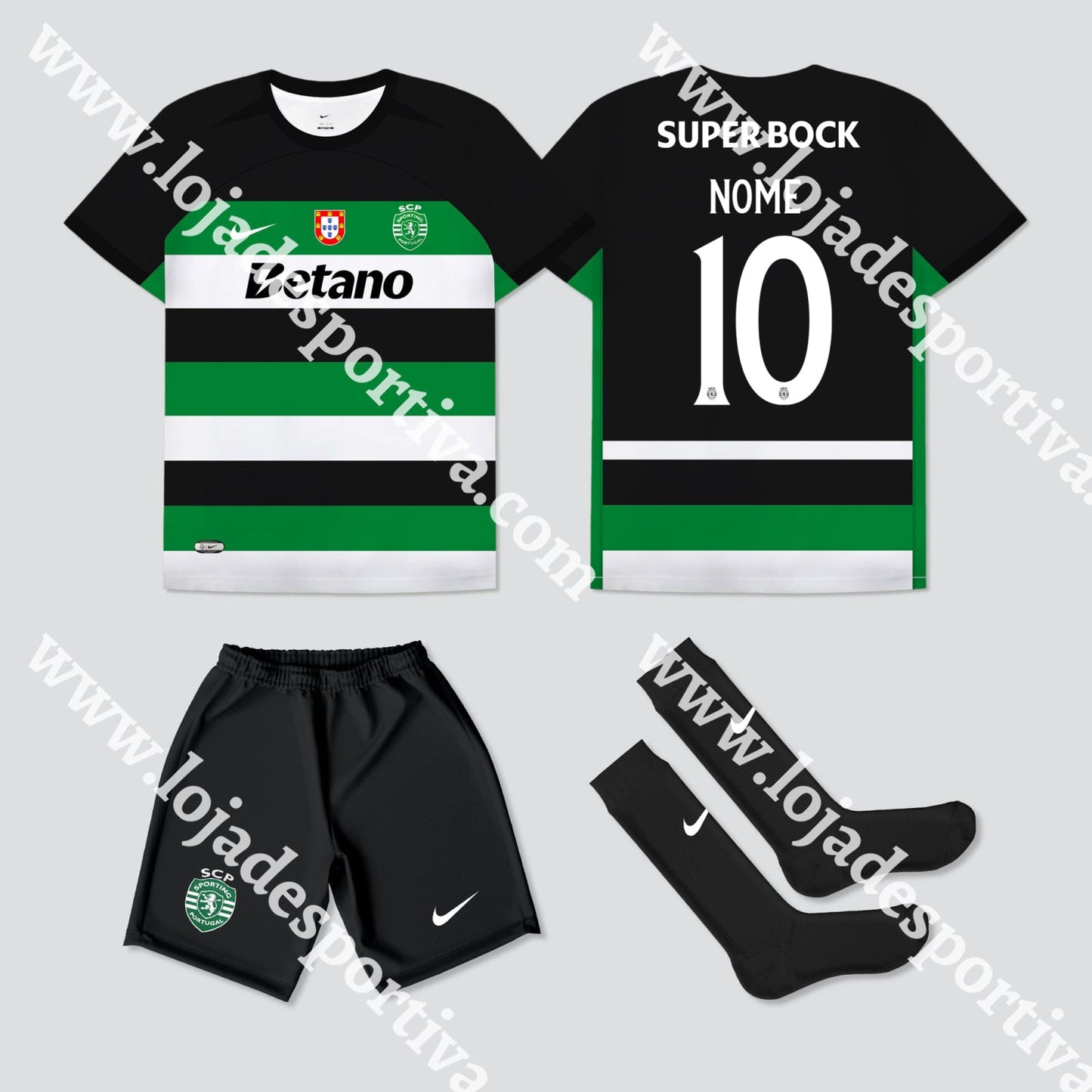 KIT CRIANÇA PRINCIPAL SPORTING CP 24/25