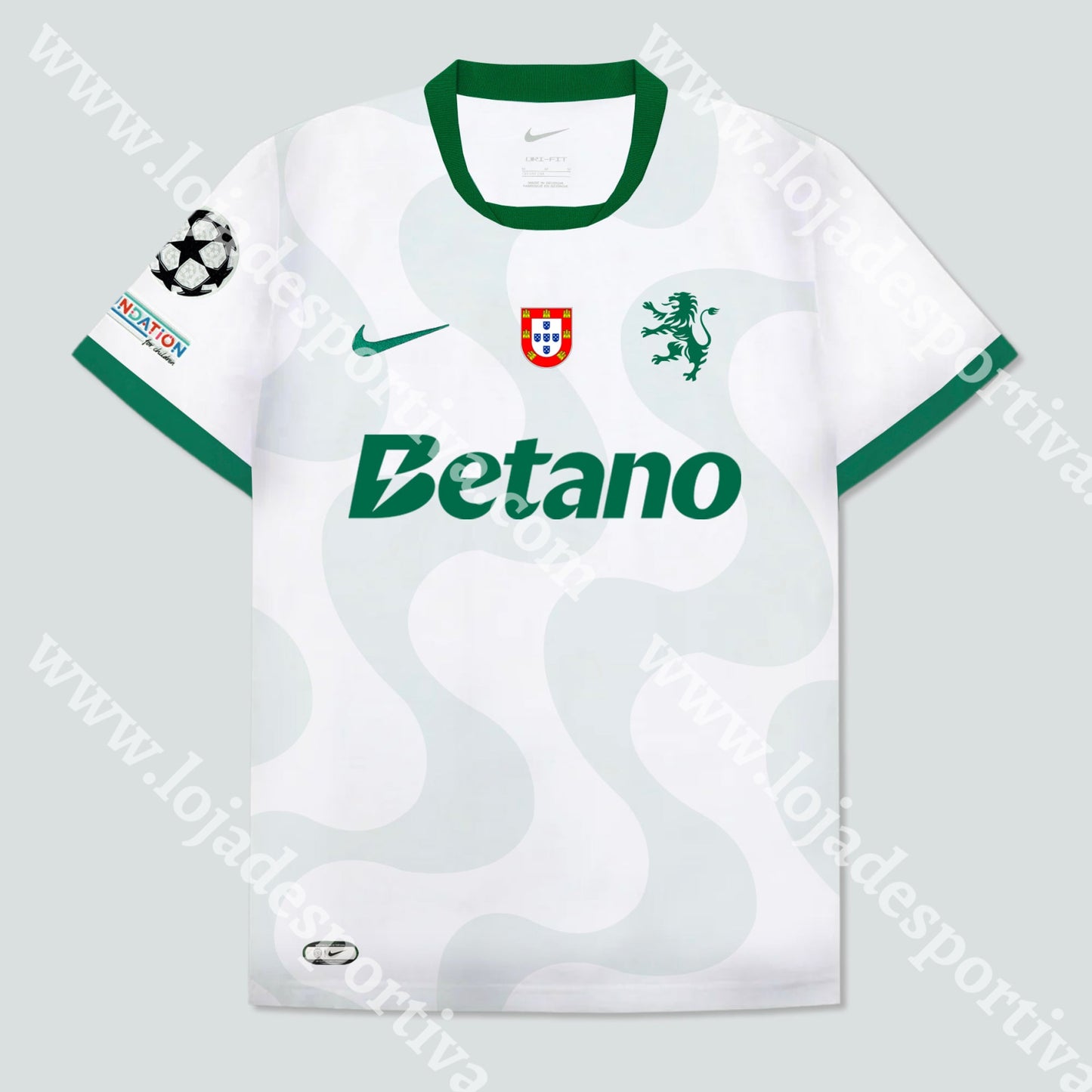 NOVA CAMISOLA ALTERNATIVA BRANCA SPORTING CP 25/26