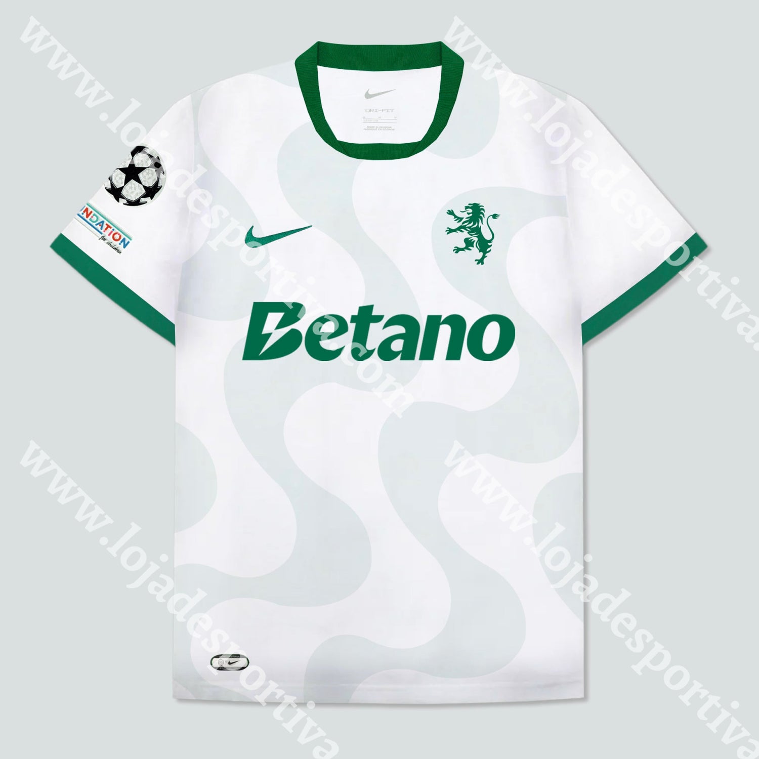 NOVA CAMISOLA ALTERNATIVA BRANCA SPORTING CP 25/26