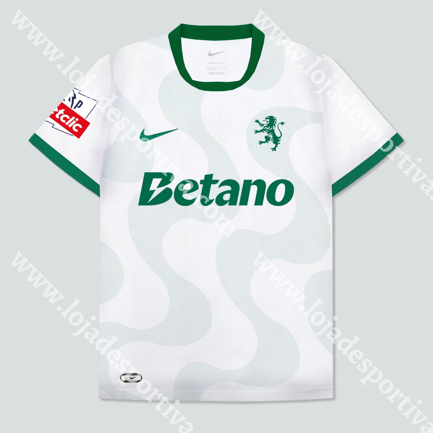 NOVA CAMISOLA ALTERNATIVA BRANCA SPORTING CP 25/26