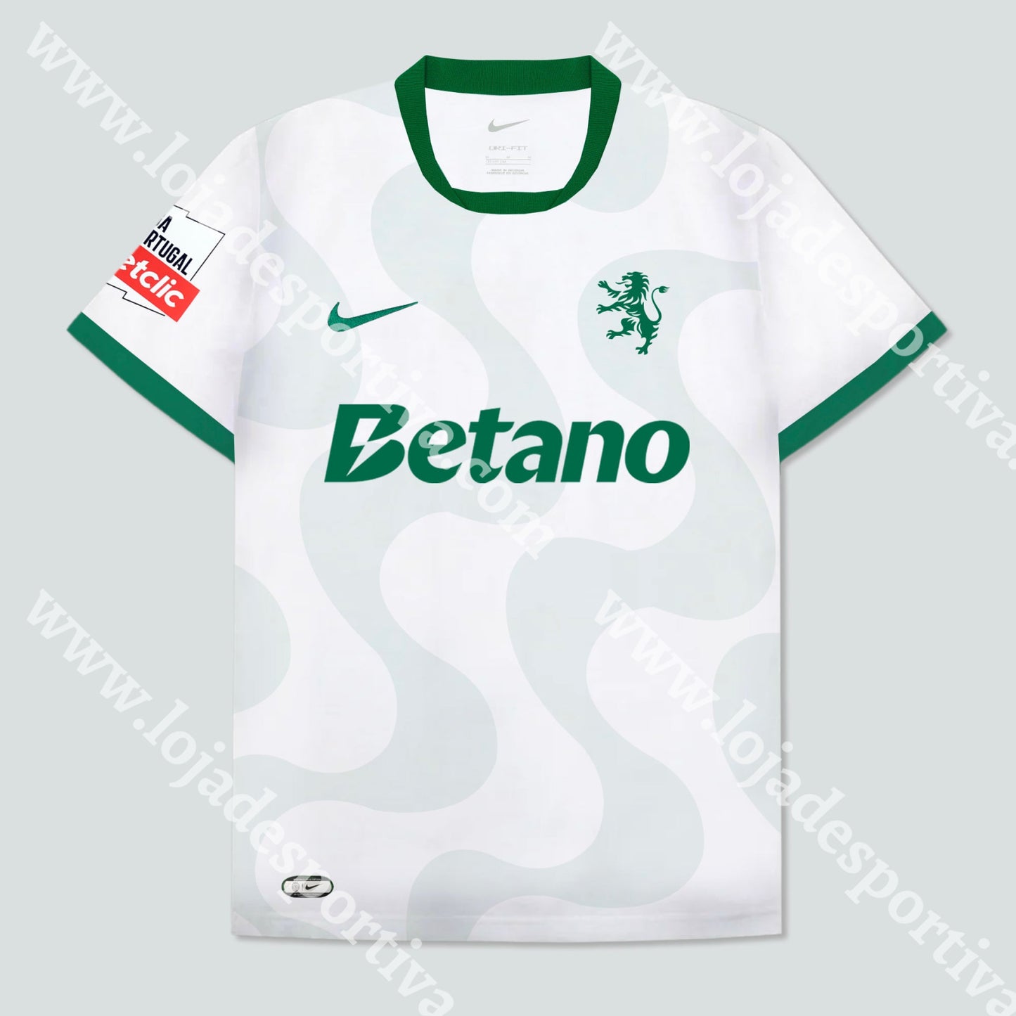 NOVA CAMISOLA ALTERNATIVA BRANCA SPORTING CP 25/26