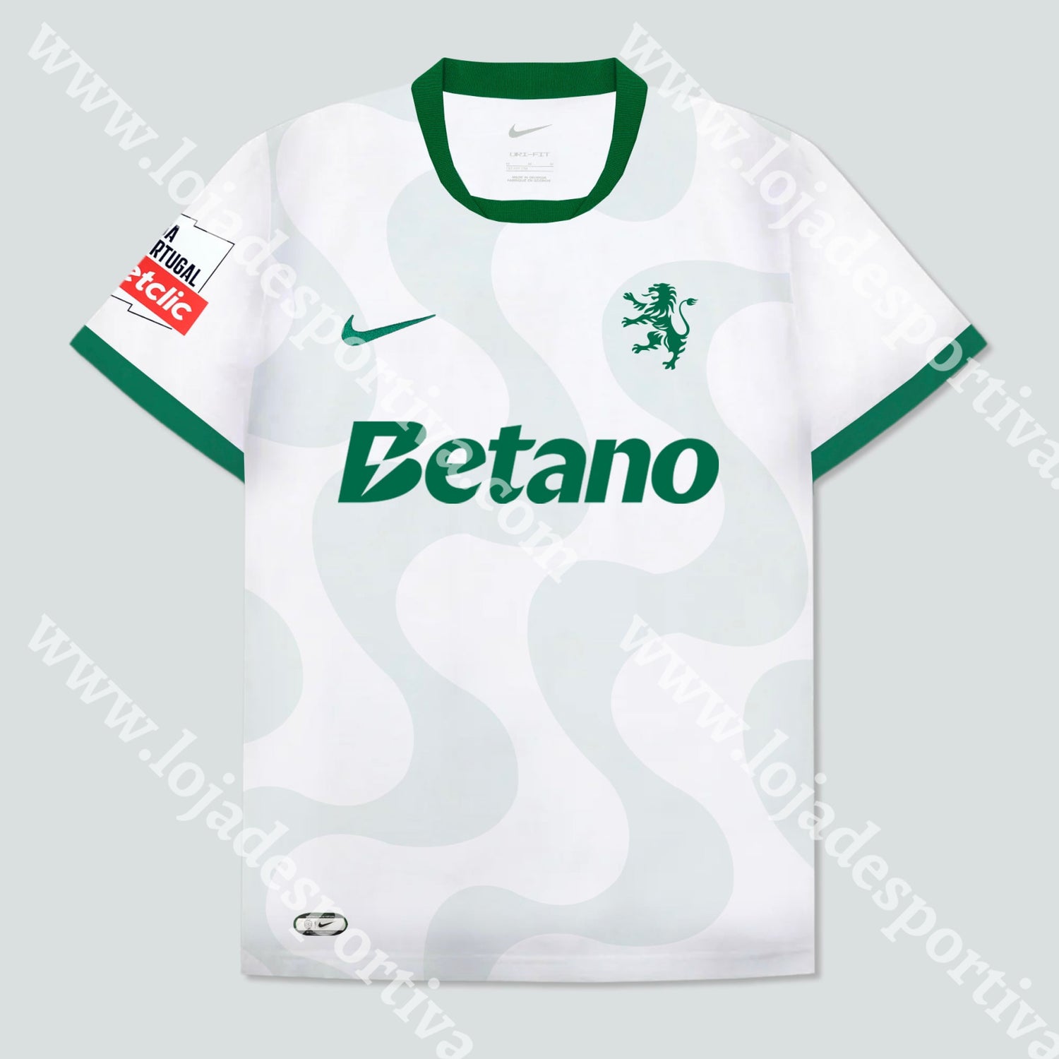 NOVA CAMISOLA ALTERNATIVA BRANCA SPORTING CP 25/26