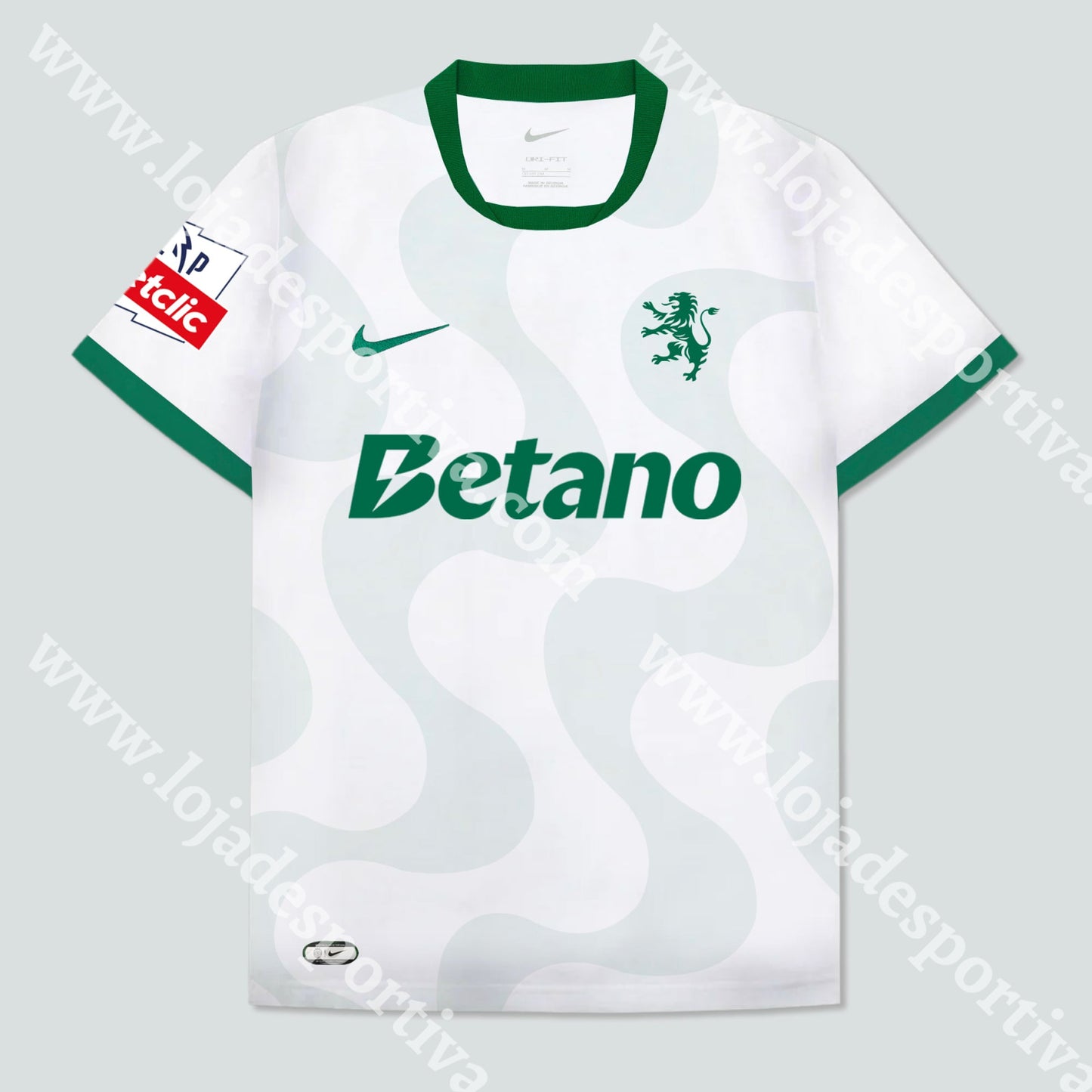 NOVA CAMISOLA ALTERNATIVA BRANCA SPORTING CP 25/26