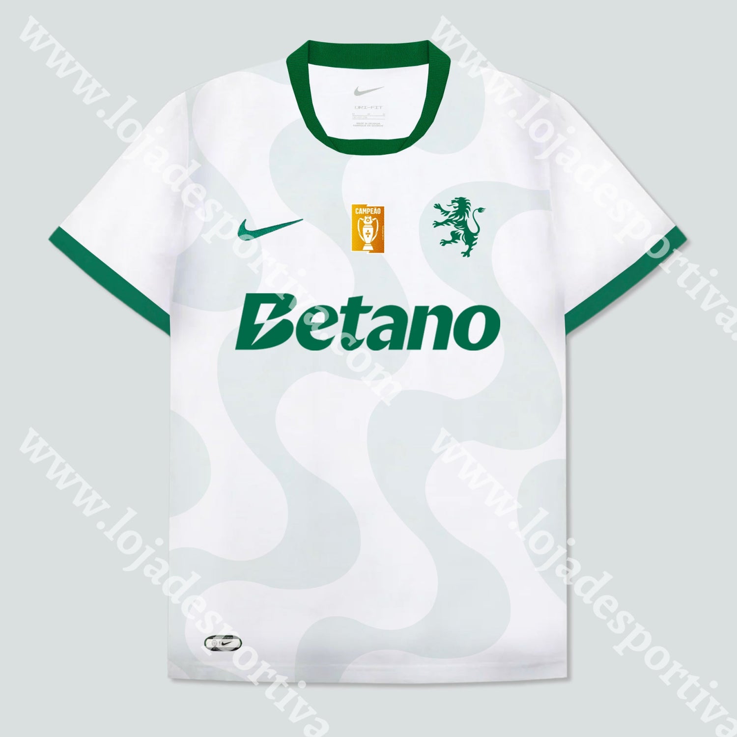 NOVA CAMISOLA ALTERNATIVA BRANCA SPORTING CP 25/26