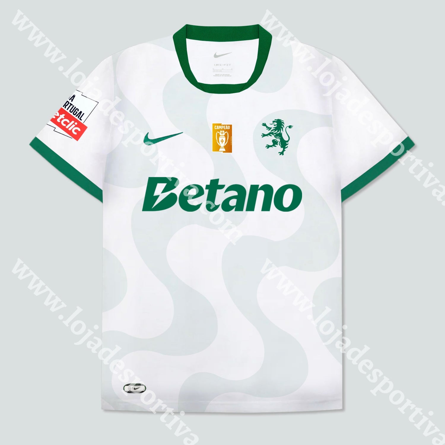 NOVA CAMISOLA ALTERNATIVA BRANCA SPORTING CP 25/26