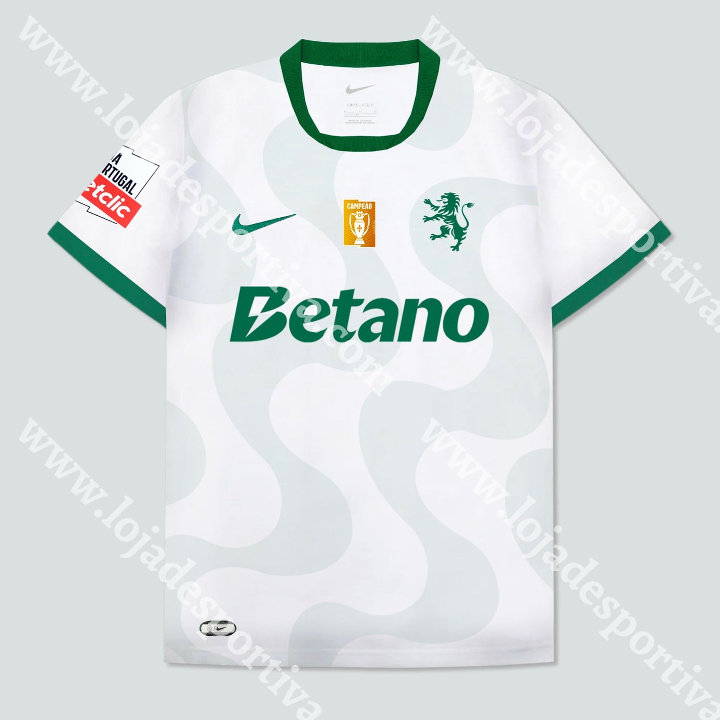 NOVA CAMISOLA ALTERNATIVA BRANCA SPORTING CP 25/26