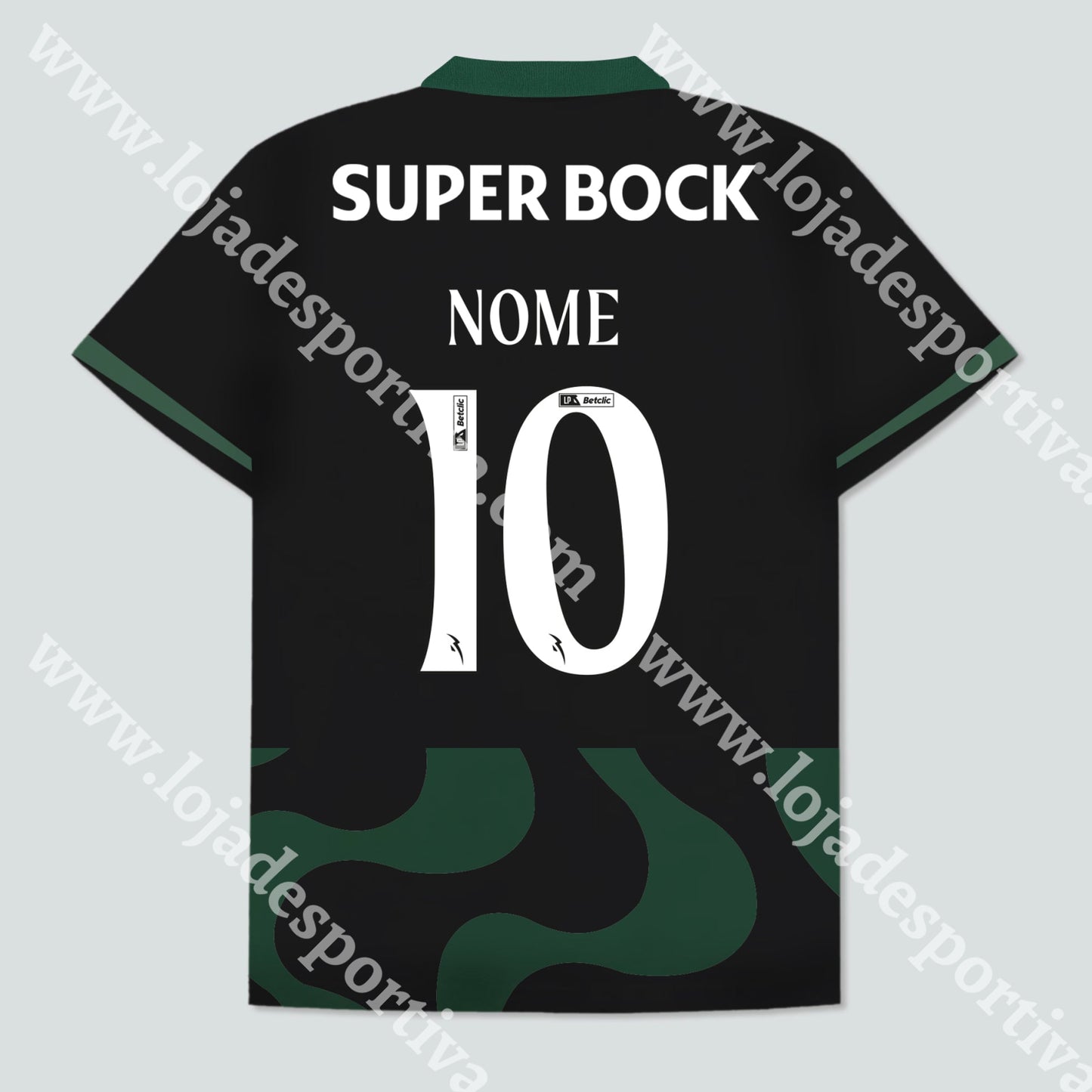 NOVA CAMISOLA ALTERNATIVA PRETA SPORTING CP 25/26