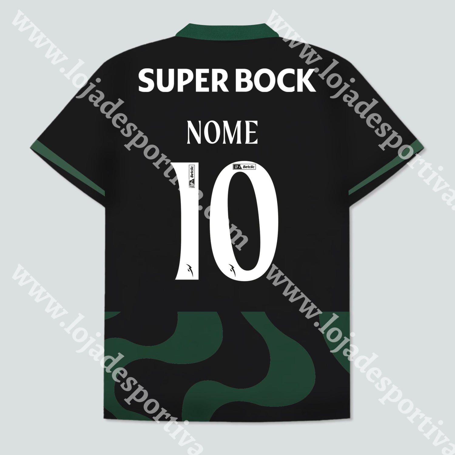 NOVA CAMISOLA ALTERNATIVA PRETA SPORTING CP 25/26