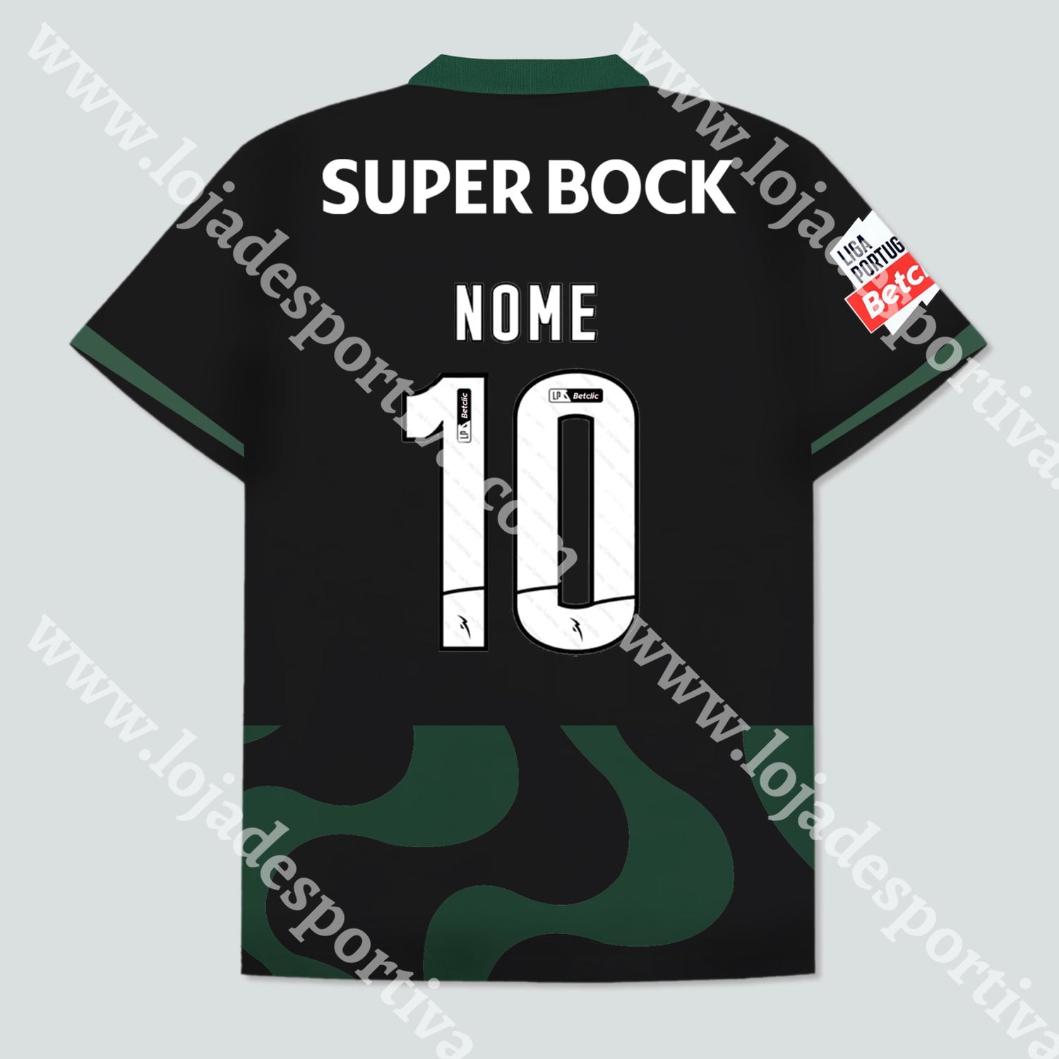 NOVA CAMISOLA ALTERNATIVA PRETA SPORTING CP 25/26