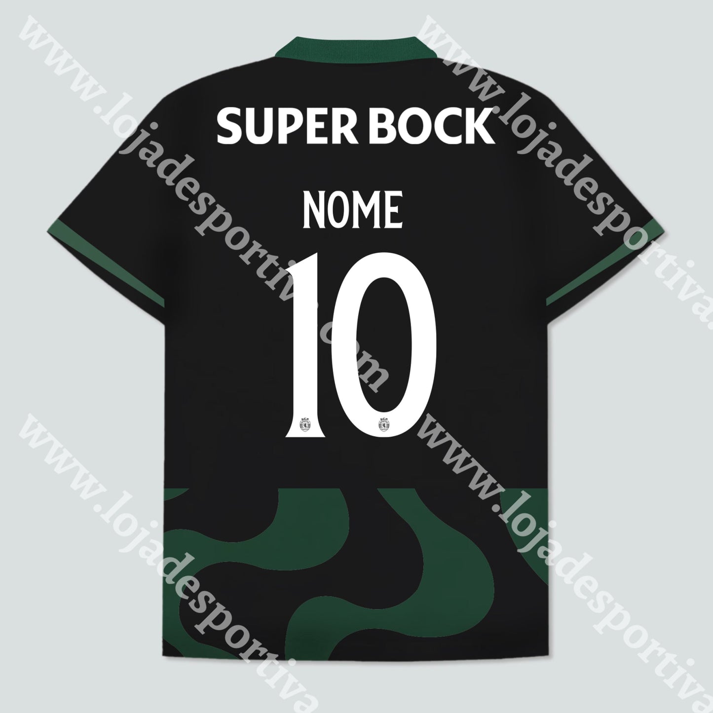 NOVA CAMISOLA ALTERNATIVA PRETA SPORTING CP 25/26