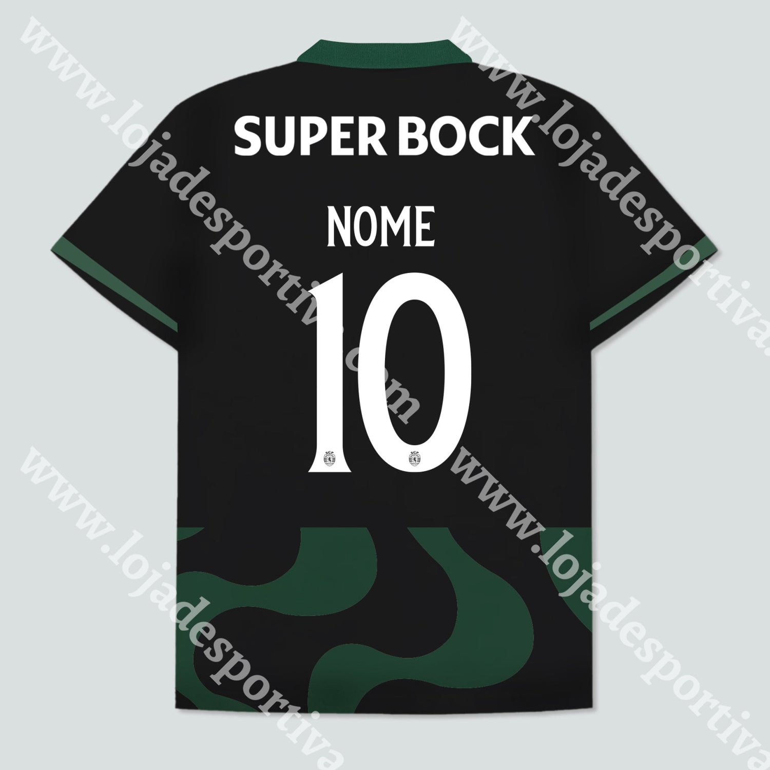 NOVA CAMISOLA ALTERNATIVA PRETA SPORTING CP 25/26