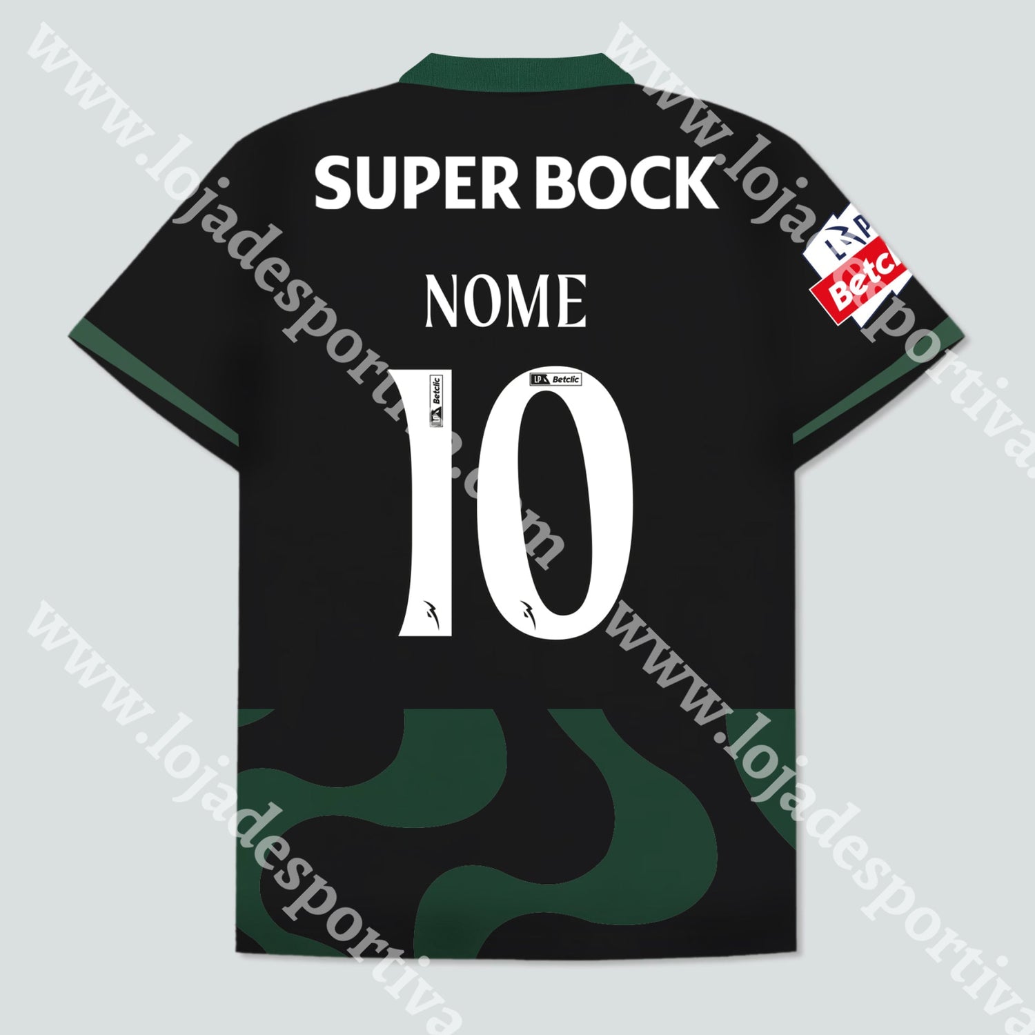 NOVA CAMISOLA ALTERNATIVA PRETA SPORTING CP 25/26